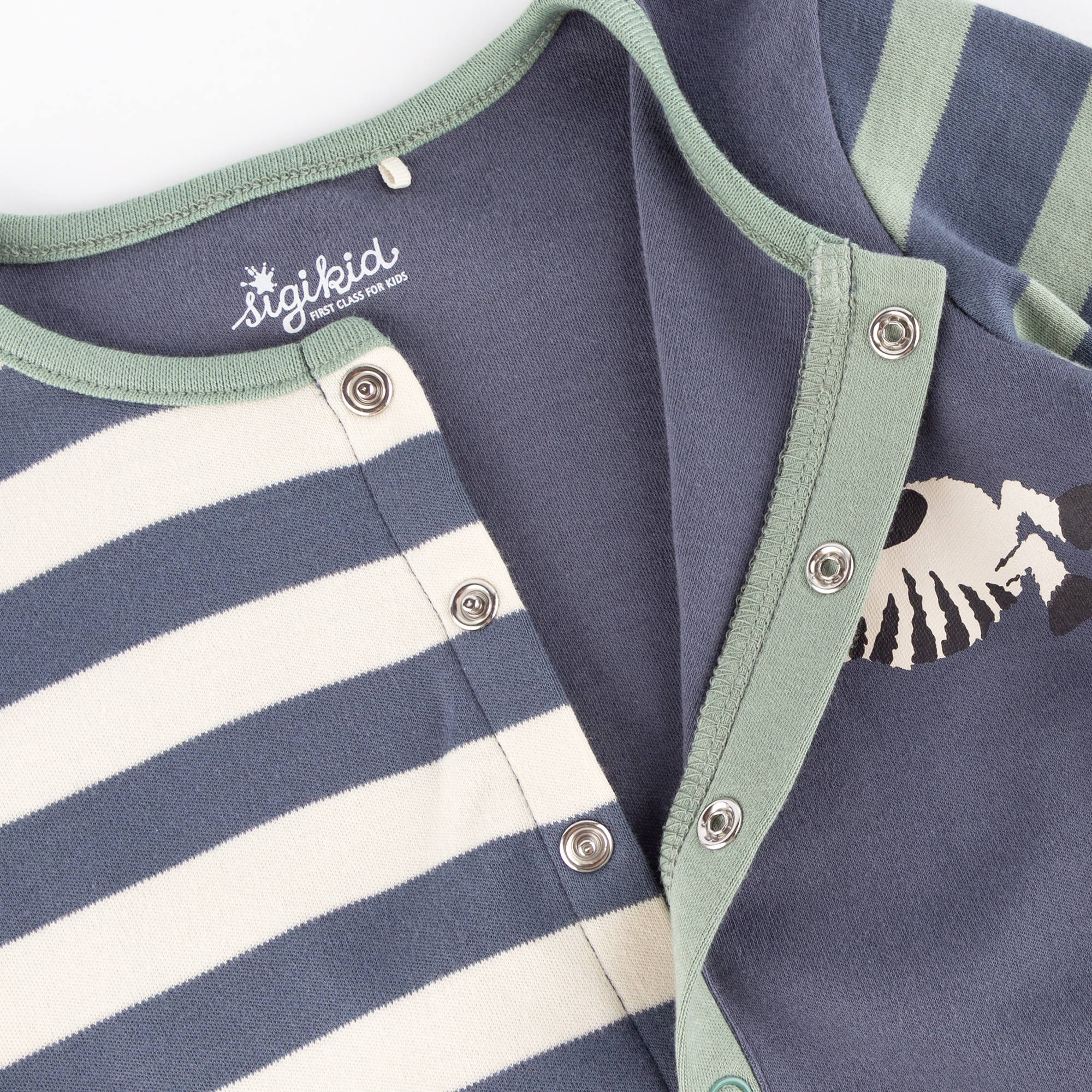 Baby Schlaf Overall Zebra, lila-weiß Baby Schlaf Overall Zebra, lila-weiß