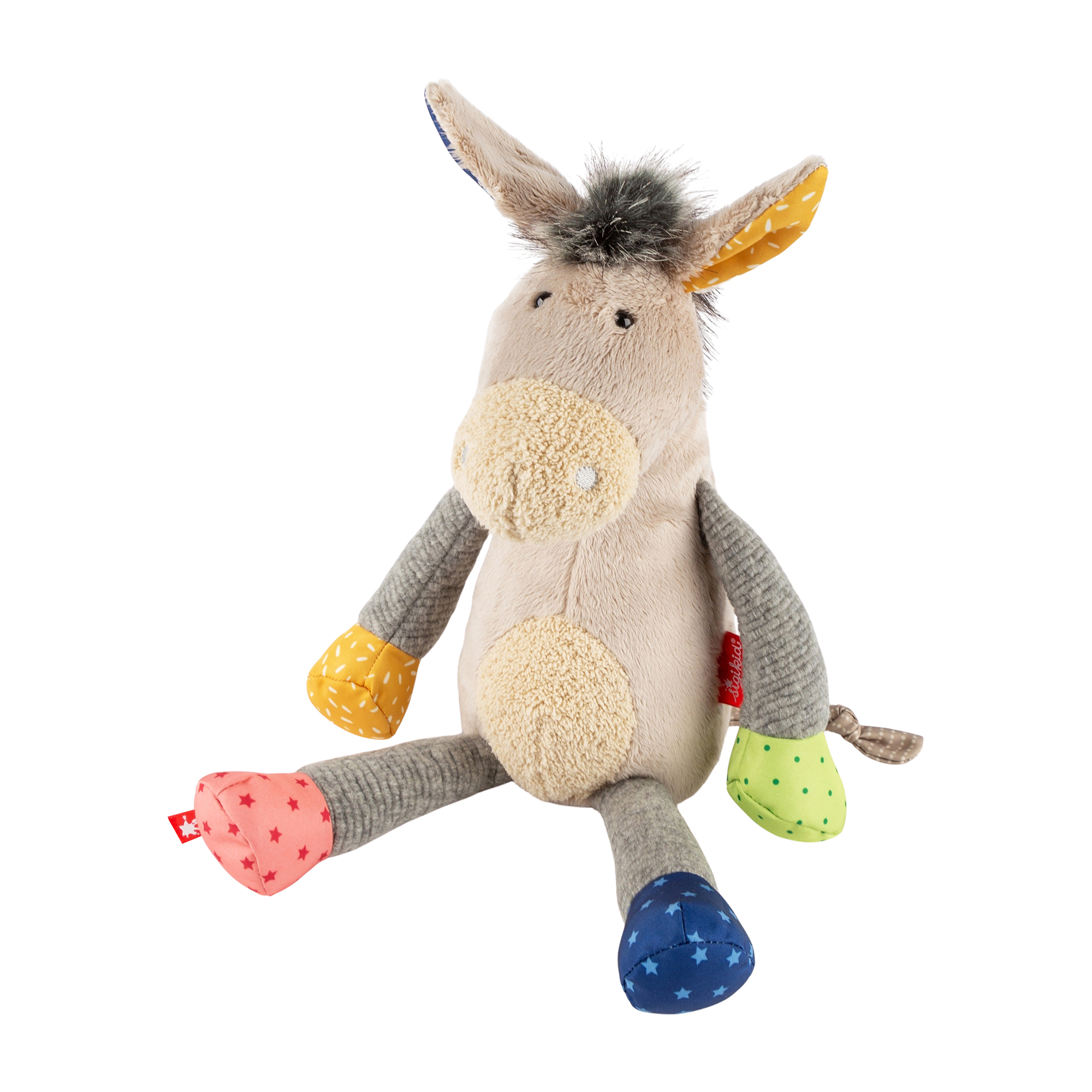 Kuscheltier Esel. Patchwork-Sweeties