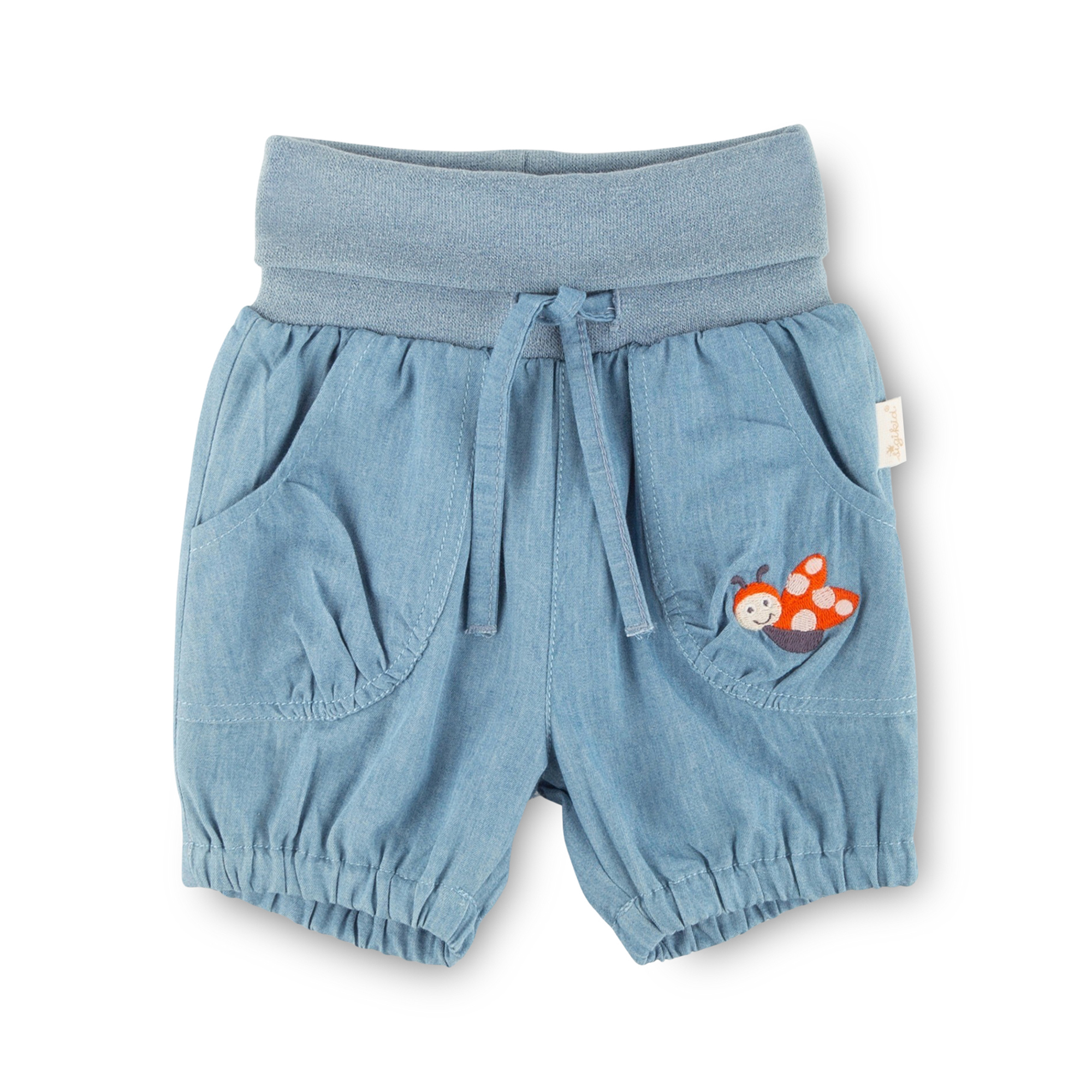 Chambray Babyshorts Marienkäfer