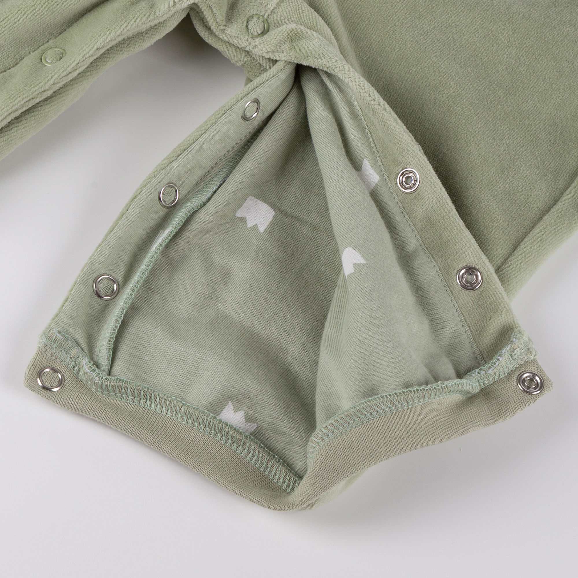 Newborn baby velour dungarees, lined