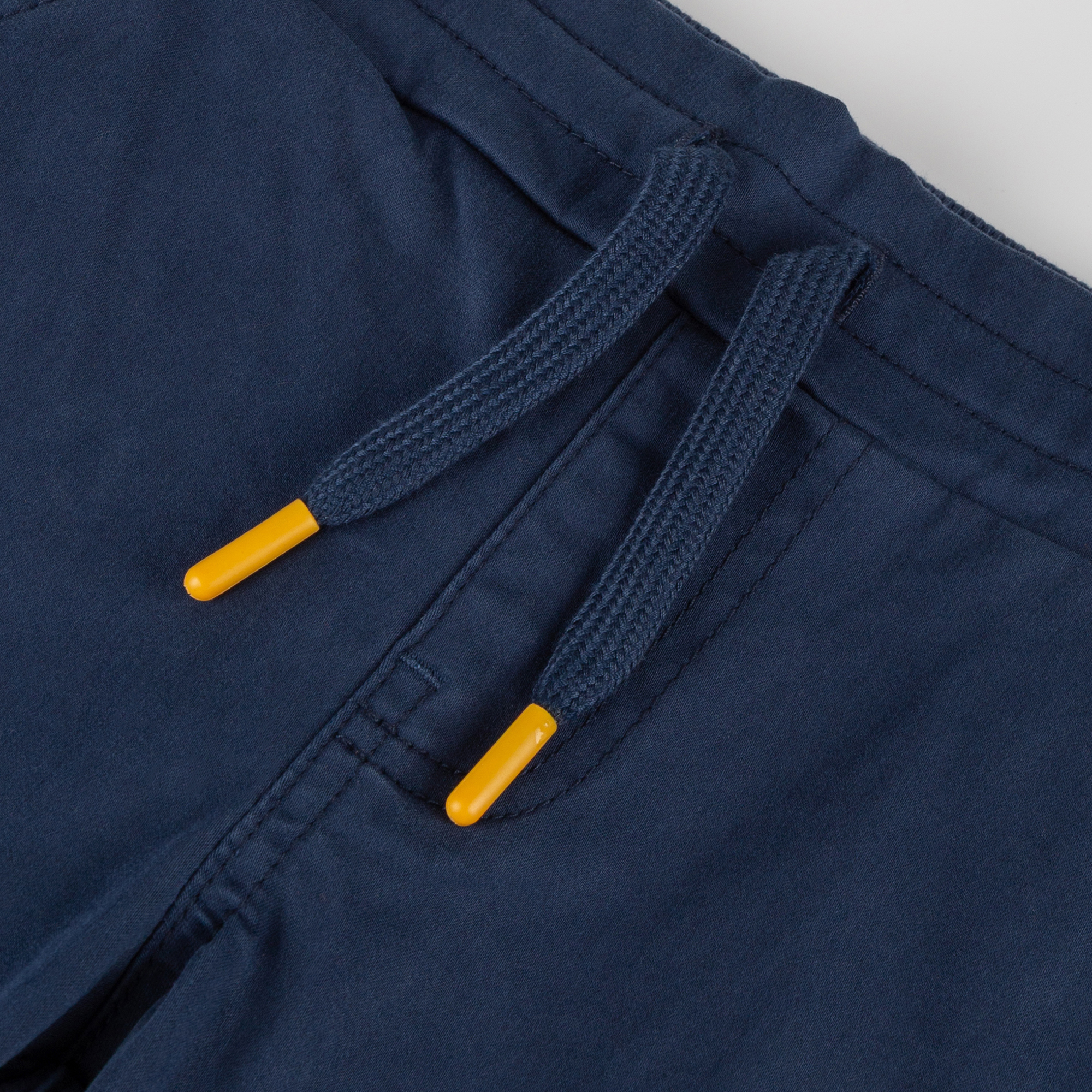 Kinder Gabardine Cargobermuda, dunkelblau