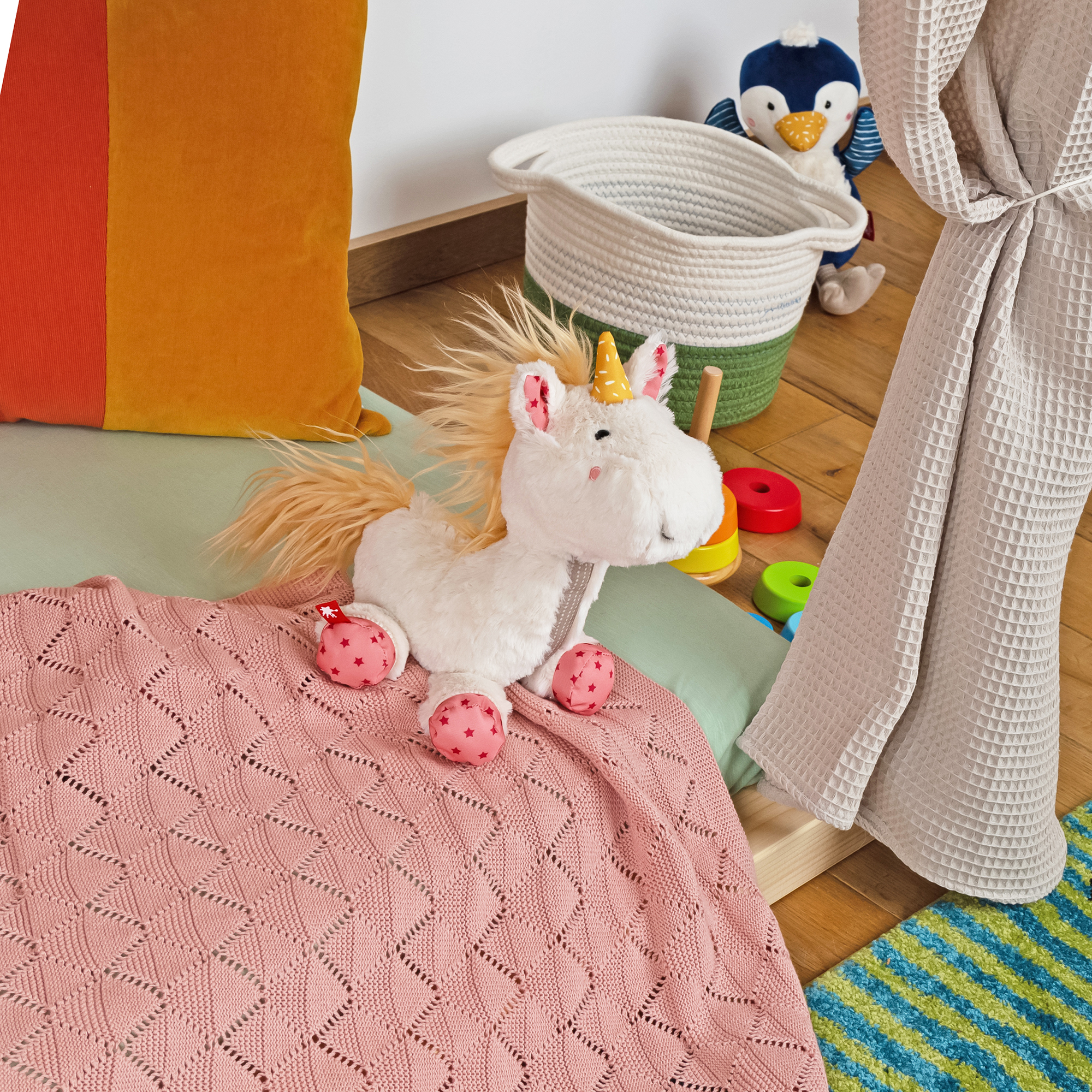 Kuscheltier Einhorn, Patchwork Sweety Kuscheltier Einhorn, Patchwork Sweety