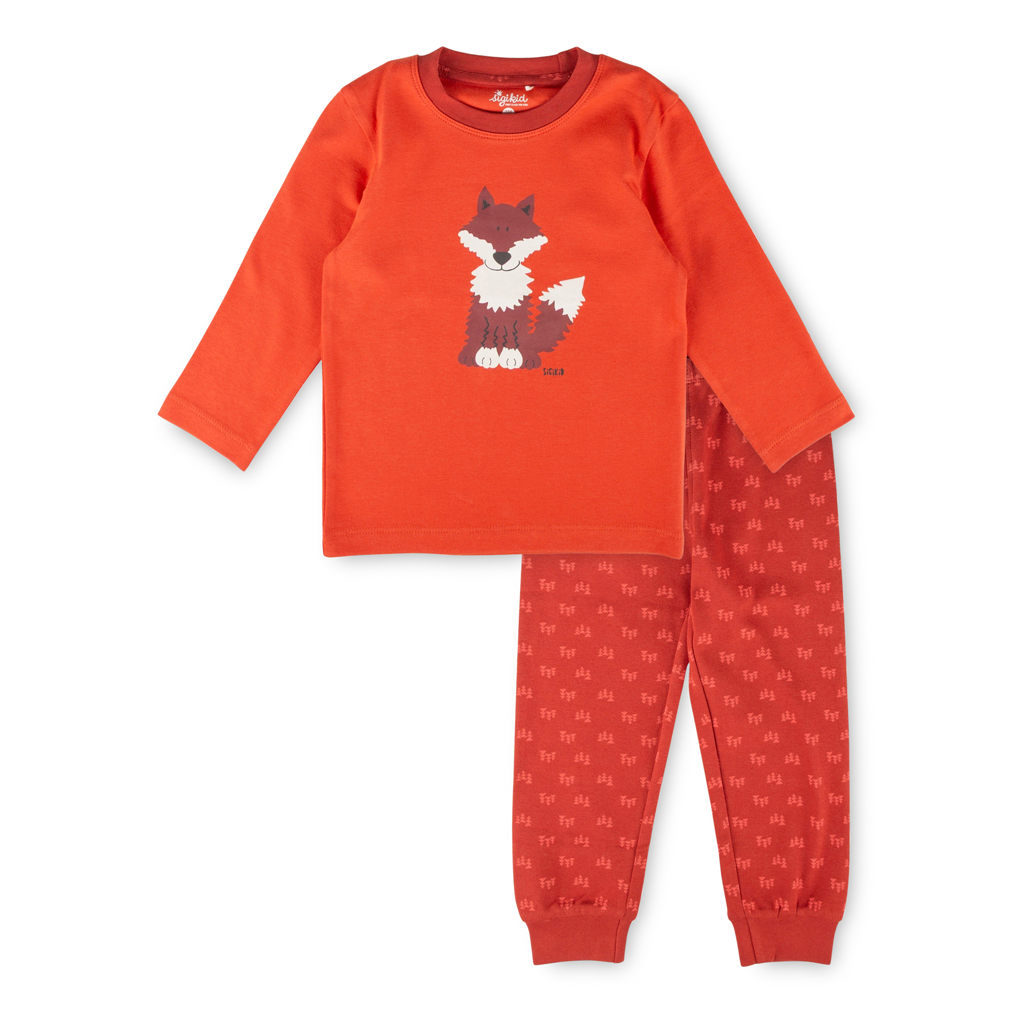 Kinder Pyjama Fuchs, rot