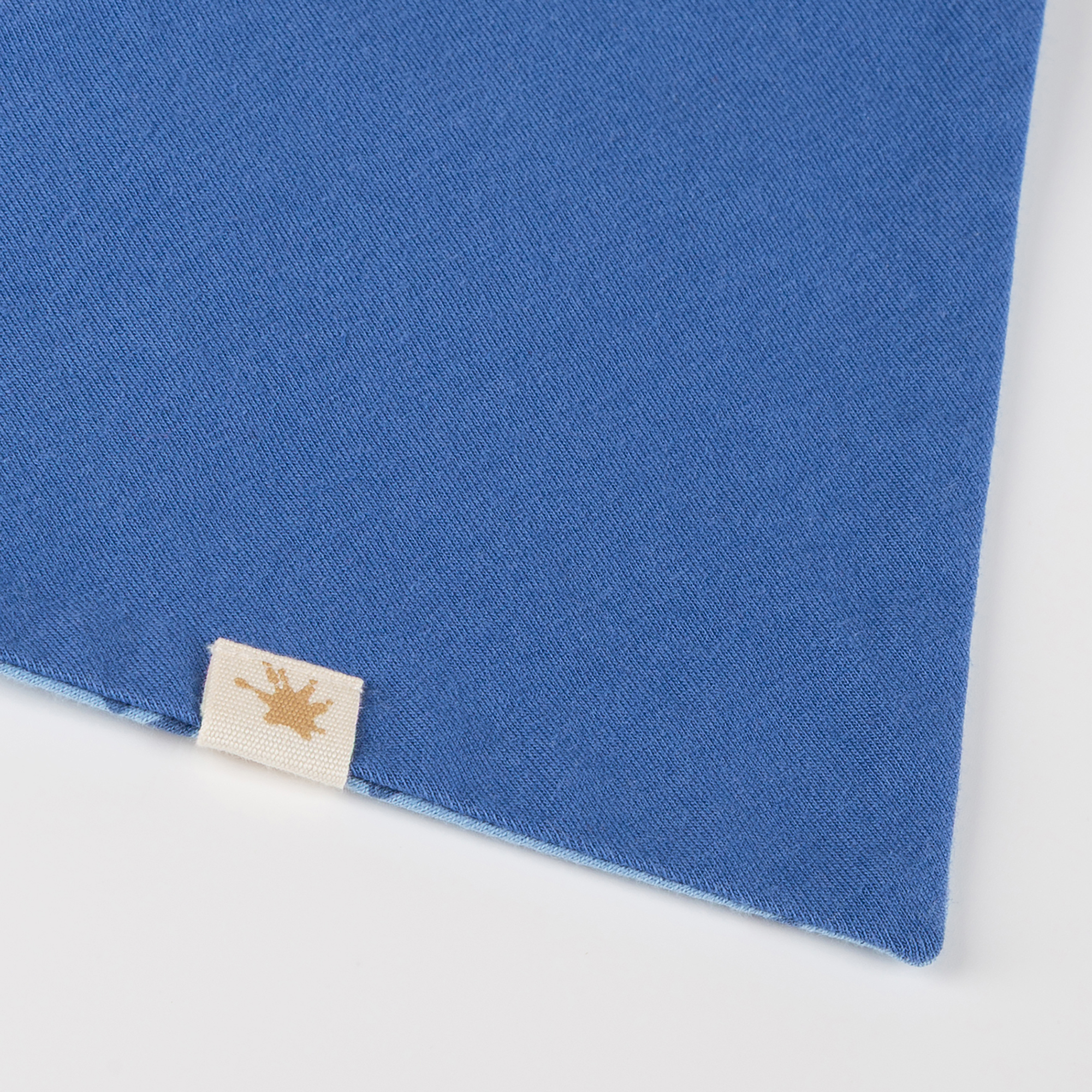 Reversible baby bandana bib Tiger & Lion