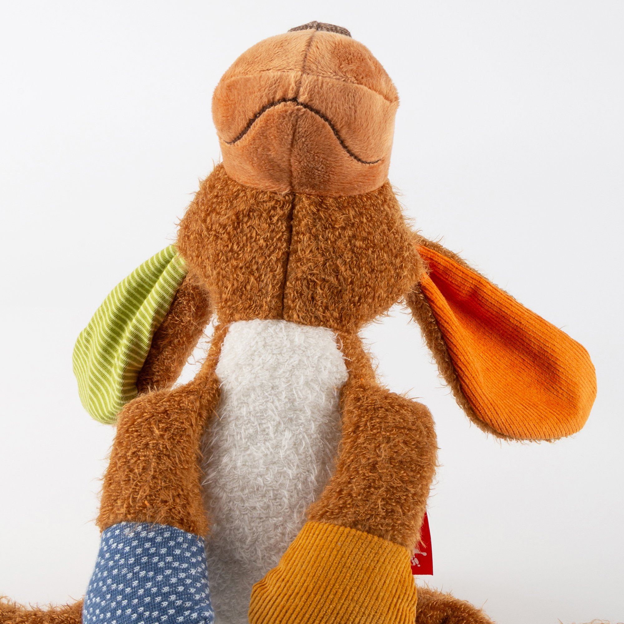 Kuscheltier Hund liegend, Patchwork Sweety