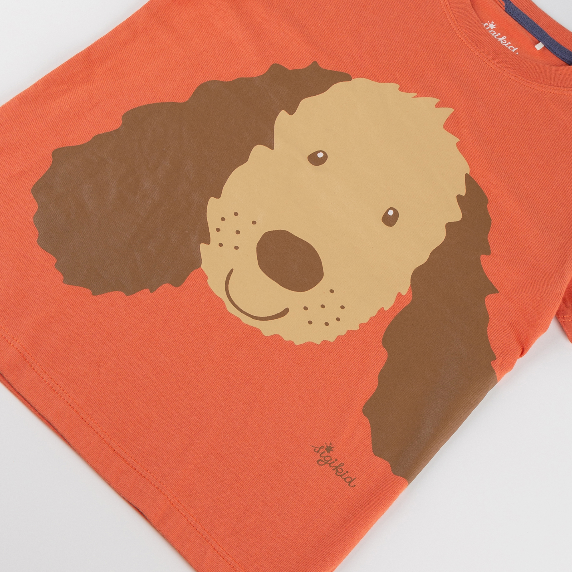 Children's short sleeve pajamas dog, red/blue