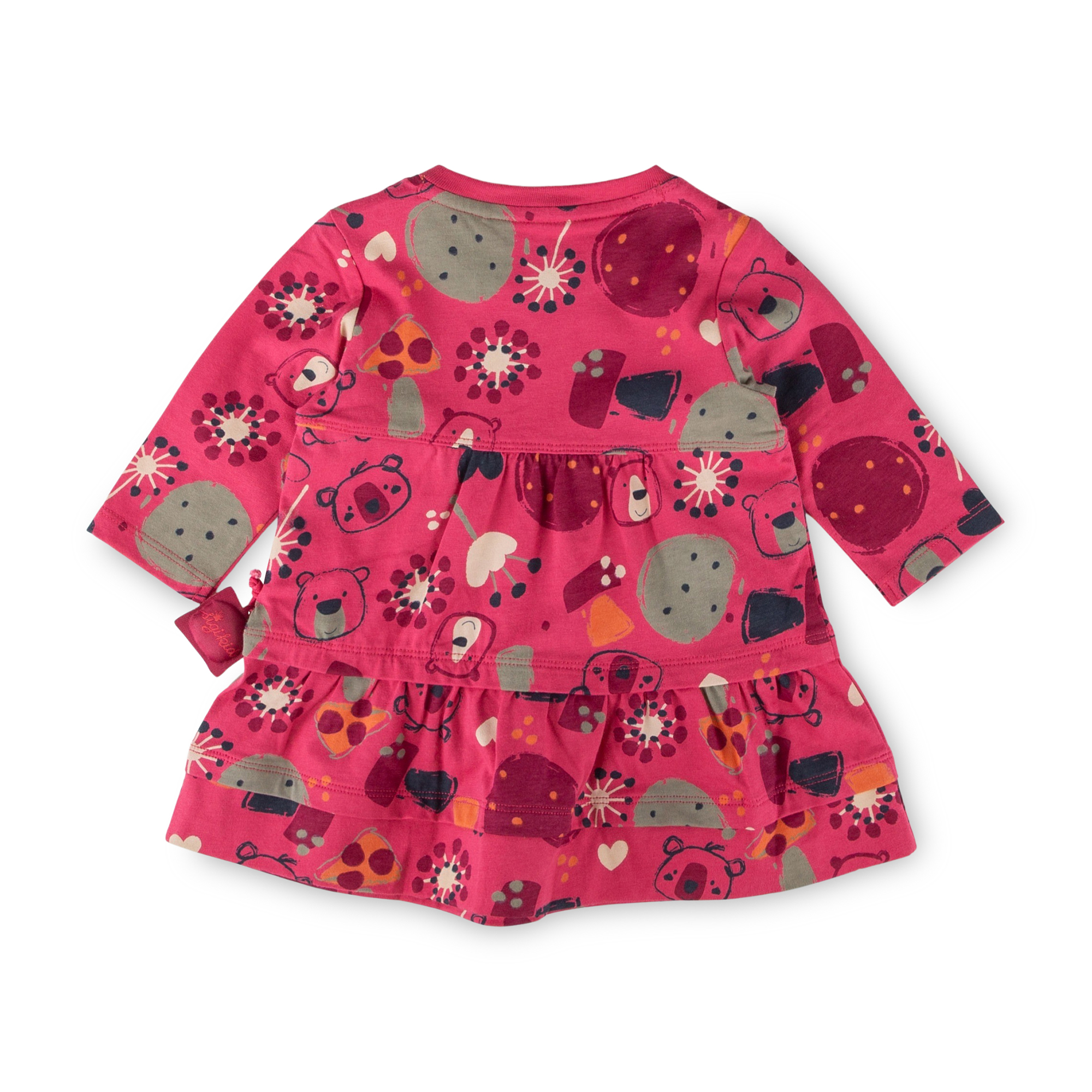 Baby Kleid Bärchen Fancy Forest Print, pink