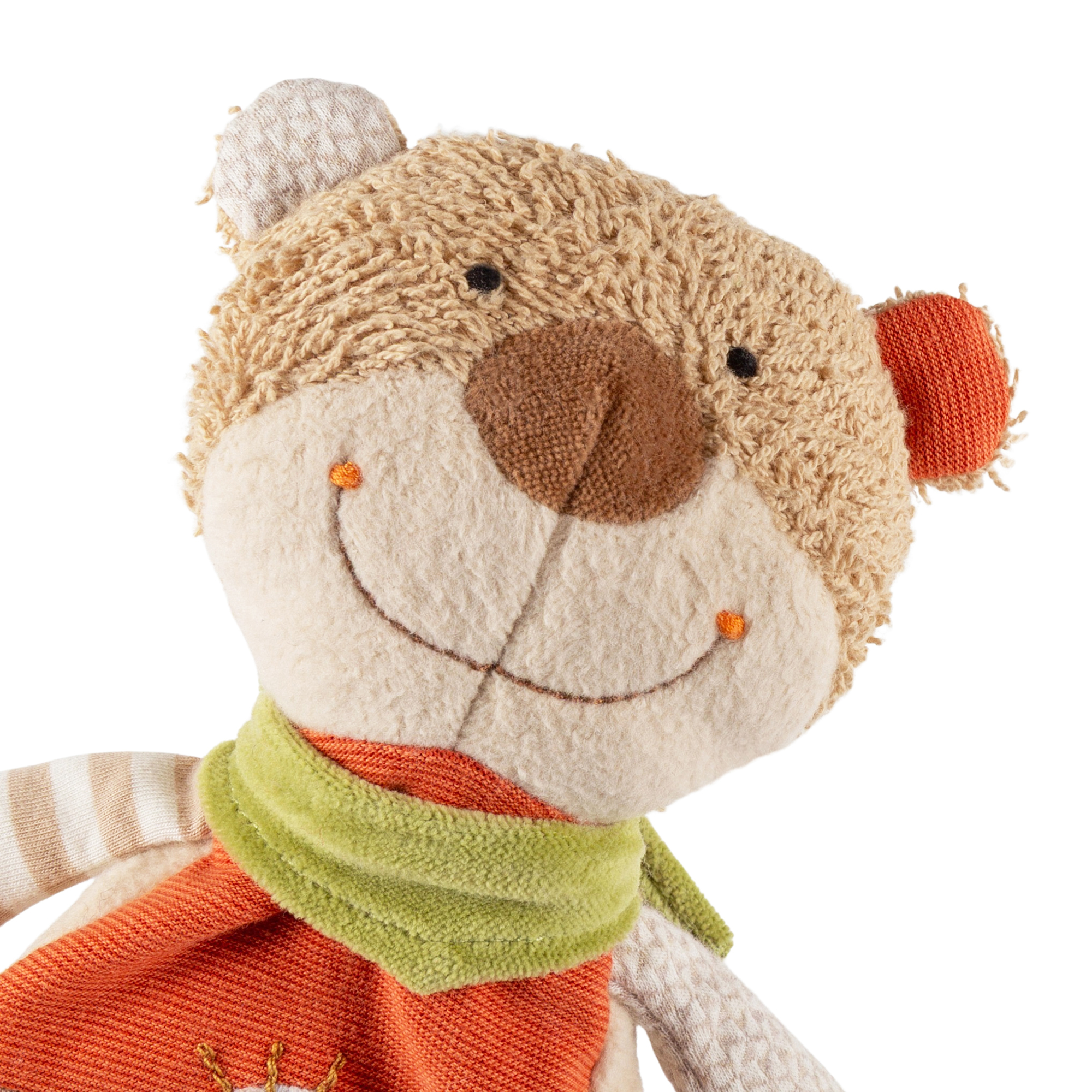 Bio Baby Schnuffeltuch Bär, Green