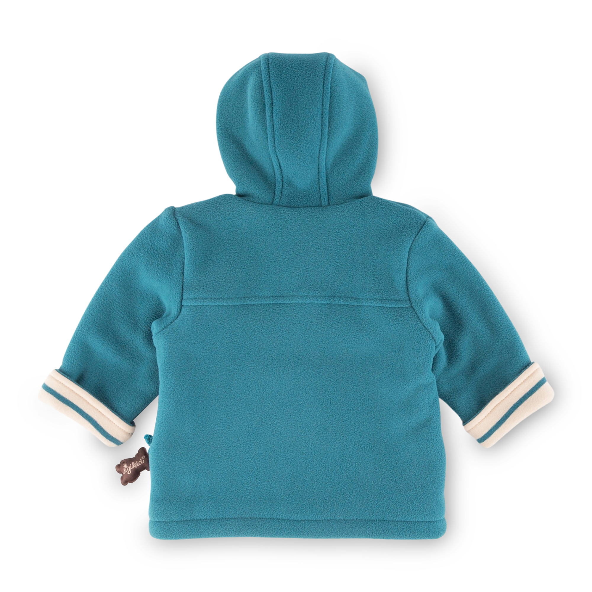 Baby Fleecejacke mit Kapuze, grün