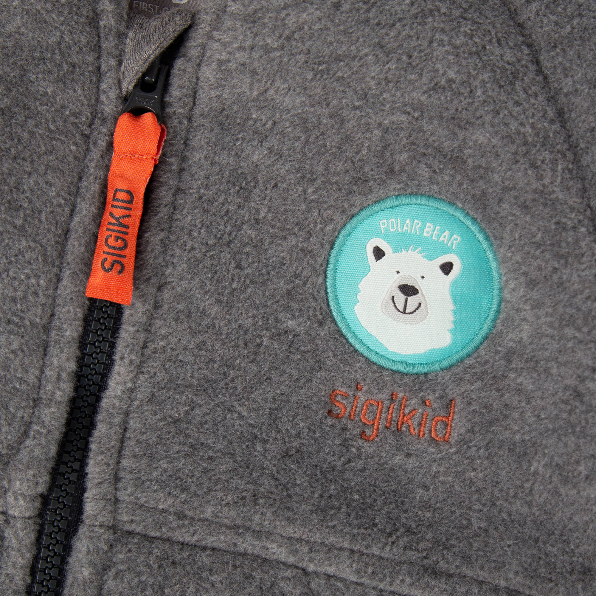 Baby Fleecejacke Eisbär, grau Baby Fleecejacke Eisbär, grau