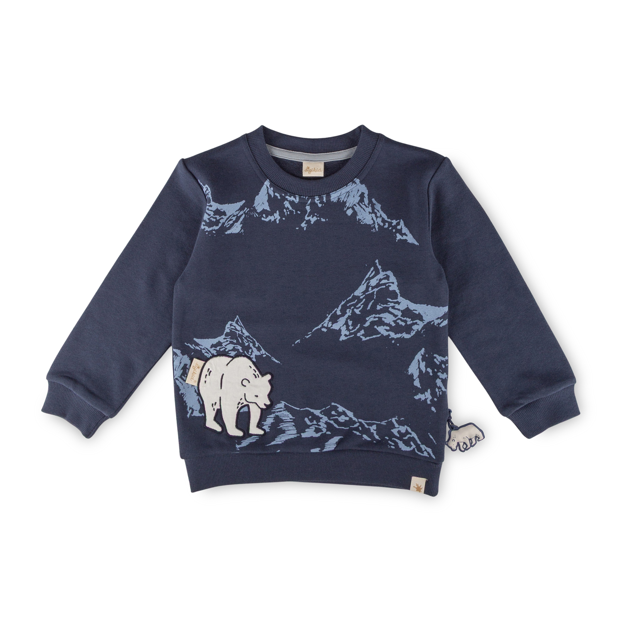 Kinder Sweatshirt Eisbär Polar Friends, dunkelblau