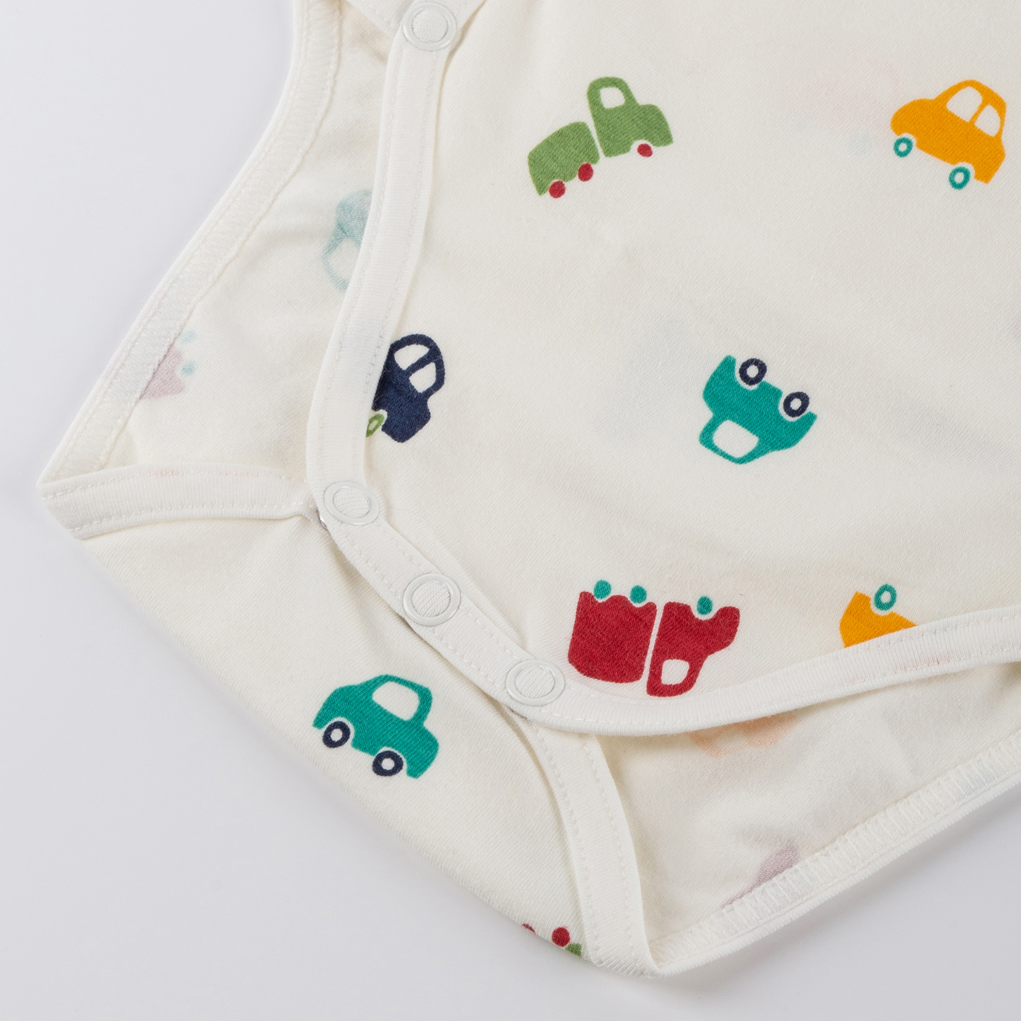 Kurzarm Baby Body, Auto Print Kurzarm Baby Body, Auto Print