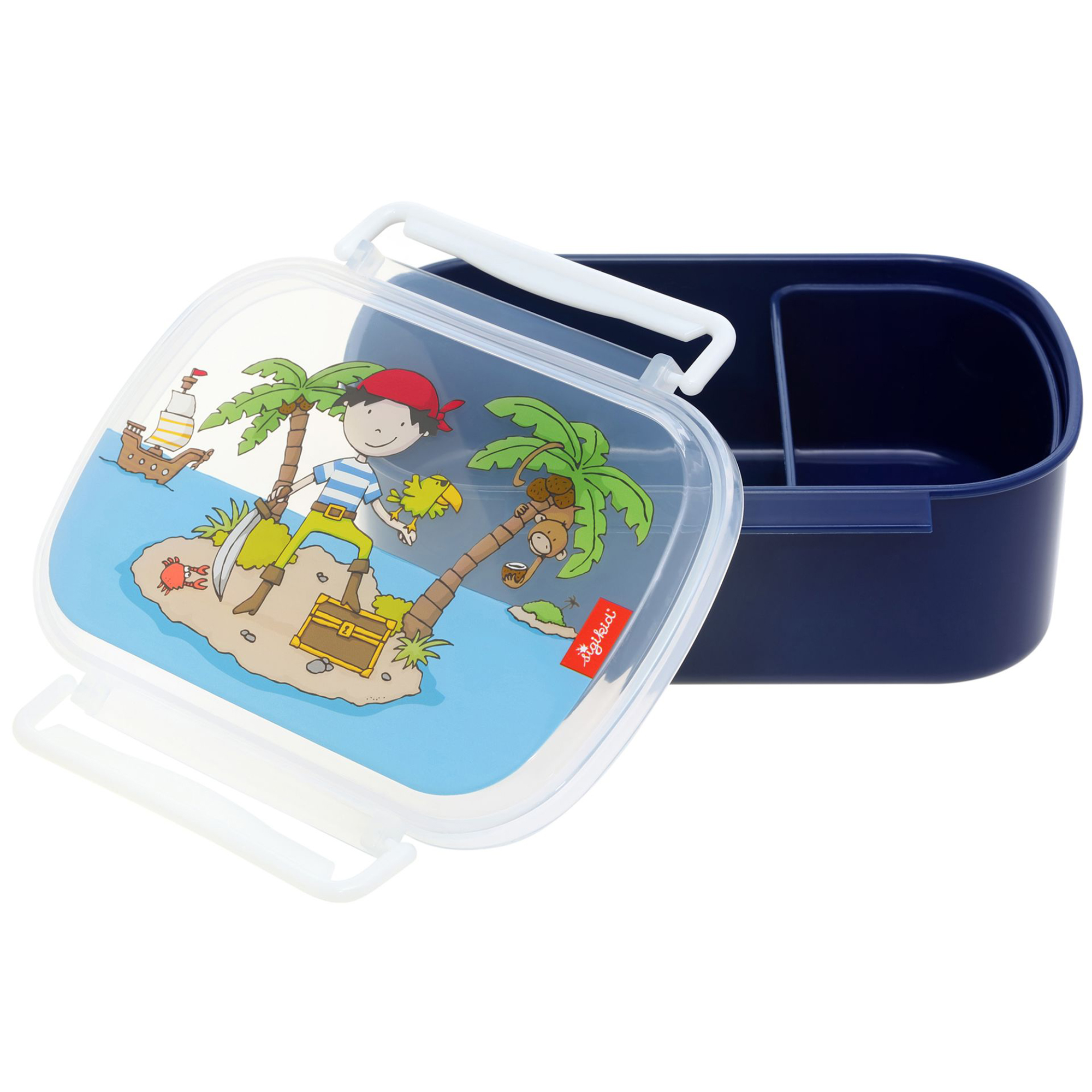 Kinder Set 400ml Edelstahl Trinkflasche und Brotbox, Sammy Samoa Kinder Set 400ml Edelstahl Trinkflasche und Brotbox, Sammy Samoa