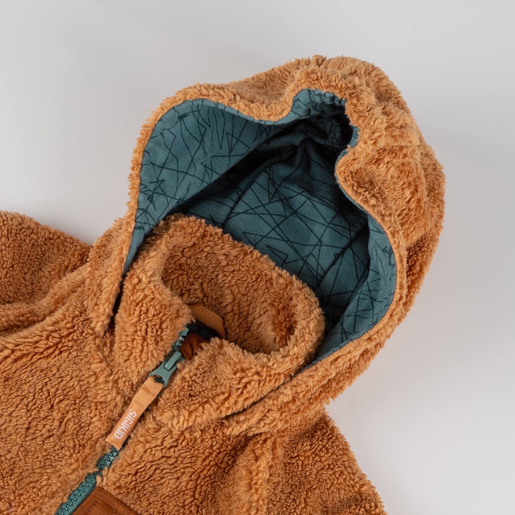KinderTeddyjacke Wild Fox, hellbraun