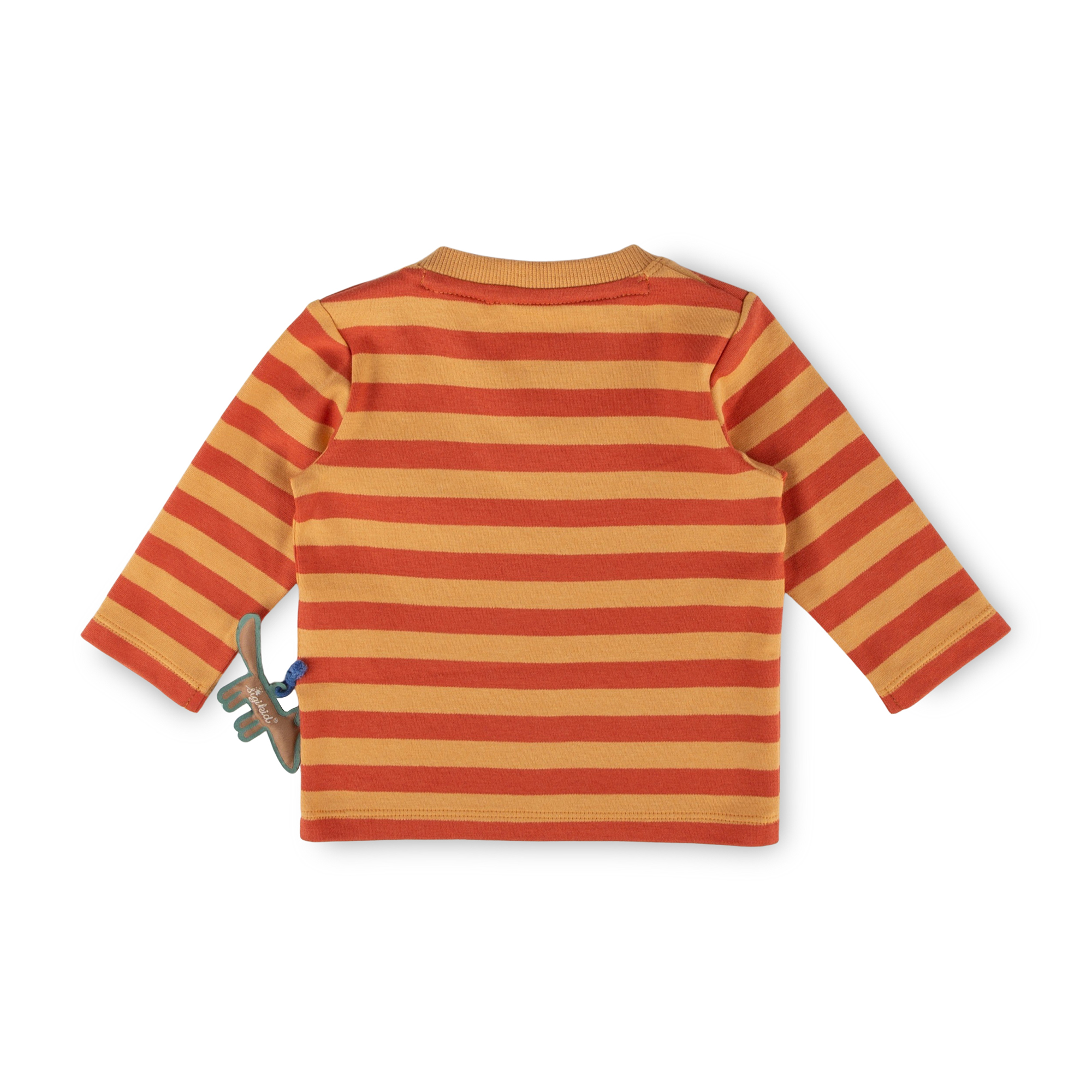 Baby Langarmshirt Fuchs Wild Fox, orange-braun gestreift