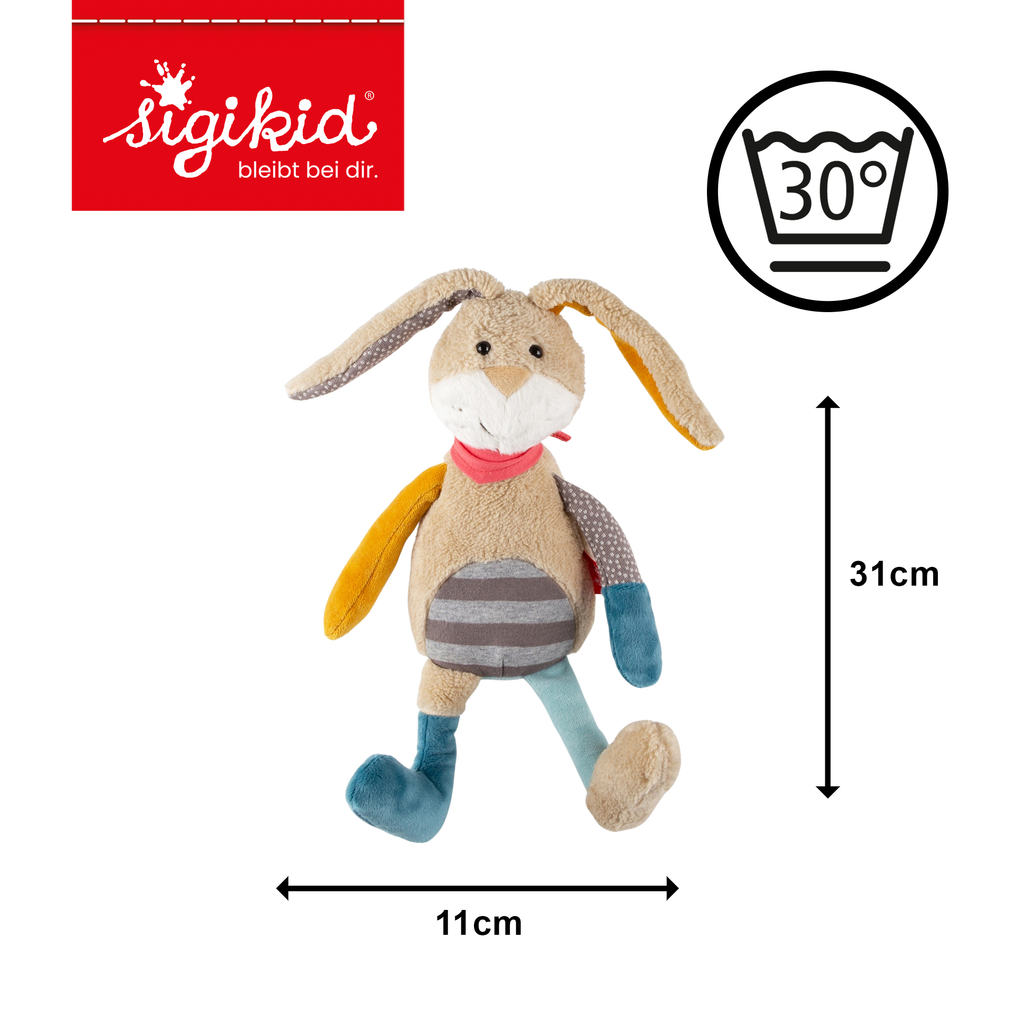 Kuscheltier Hase, Patchwork Sweety