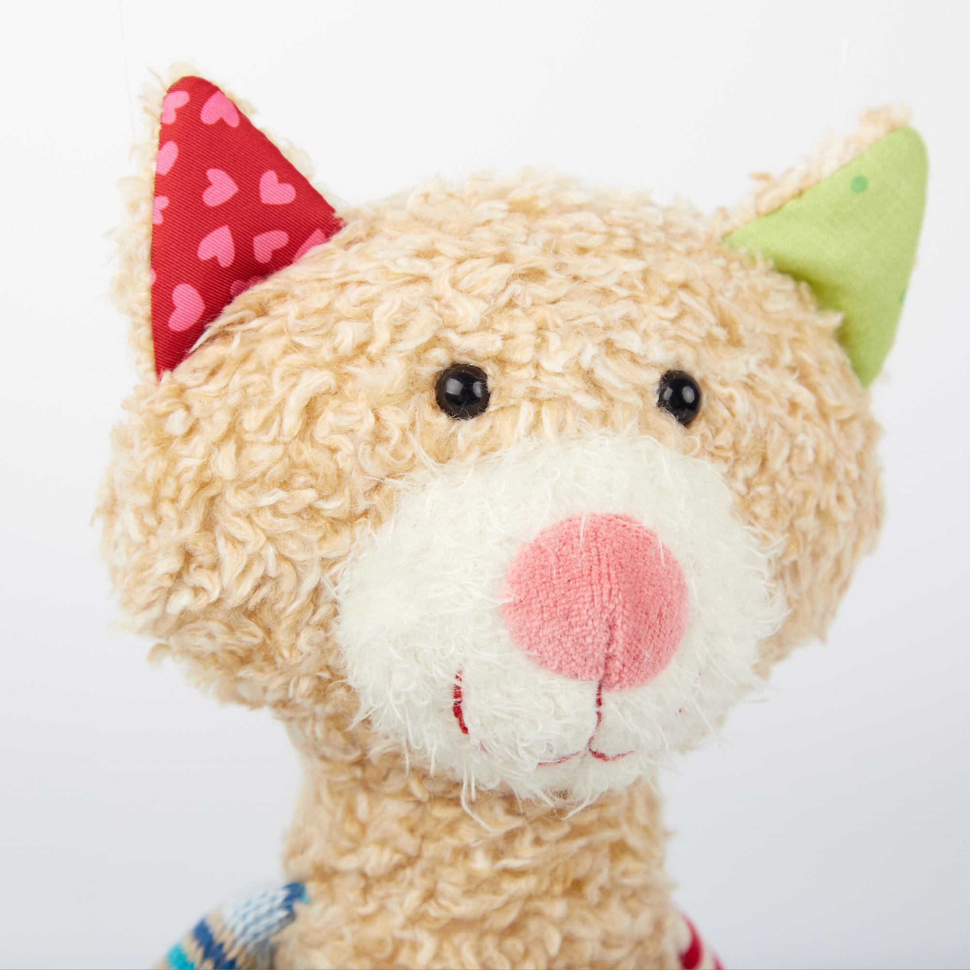 Kuscheltier Katze im Patchworkstyle Kuscheltier Katze im Patchworkstyle