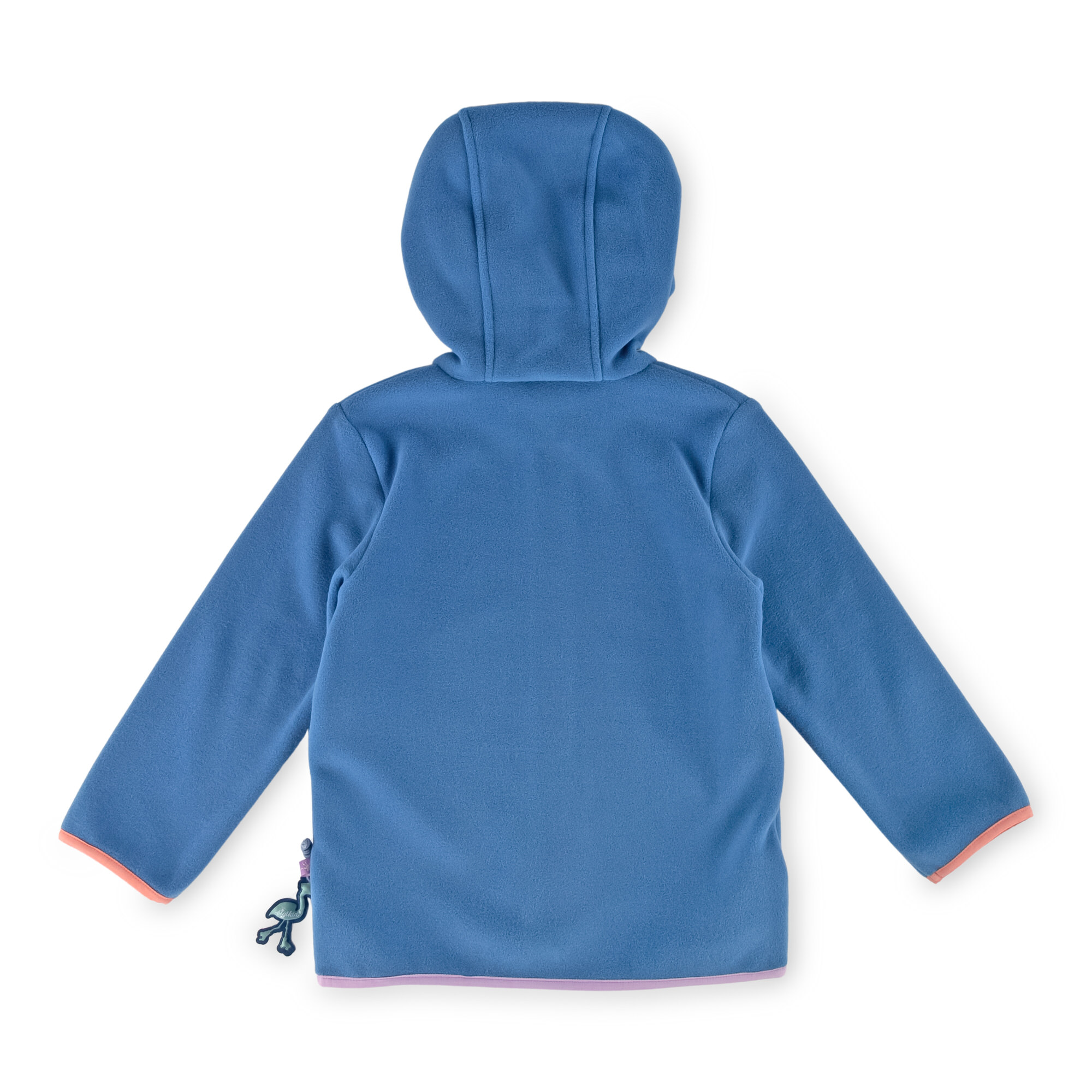Blaue Kinder Fleecejacke Wild Flamingo Blaue Kinder Fleecejacke Wild Flamingo