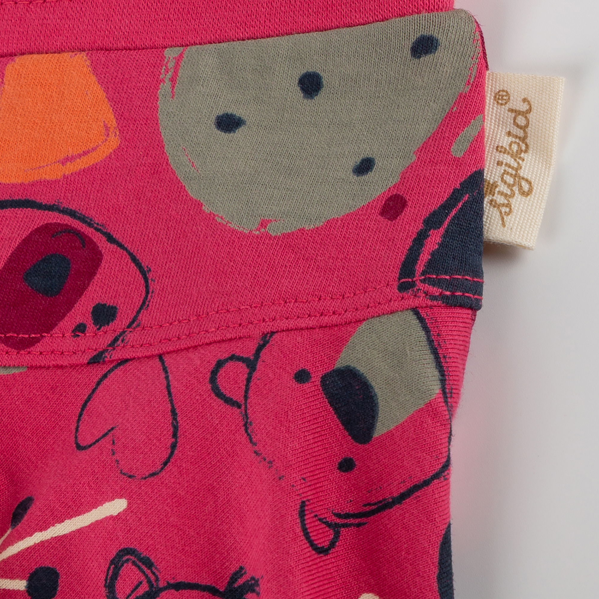 Kinder Rock Bär Fancy Fores Print, pink