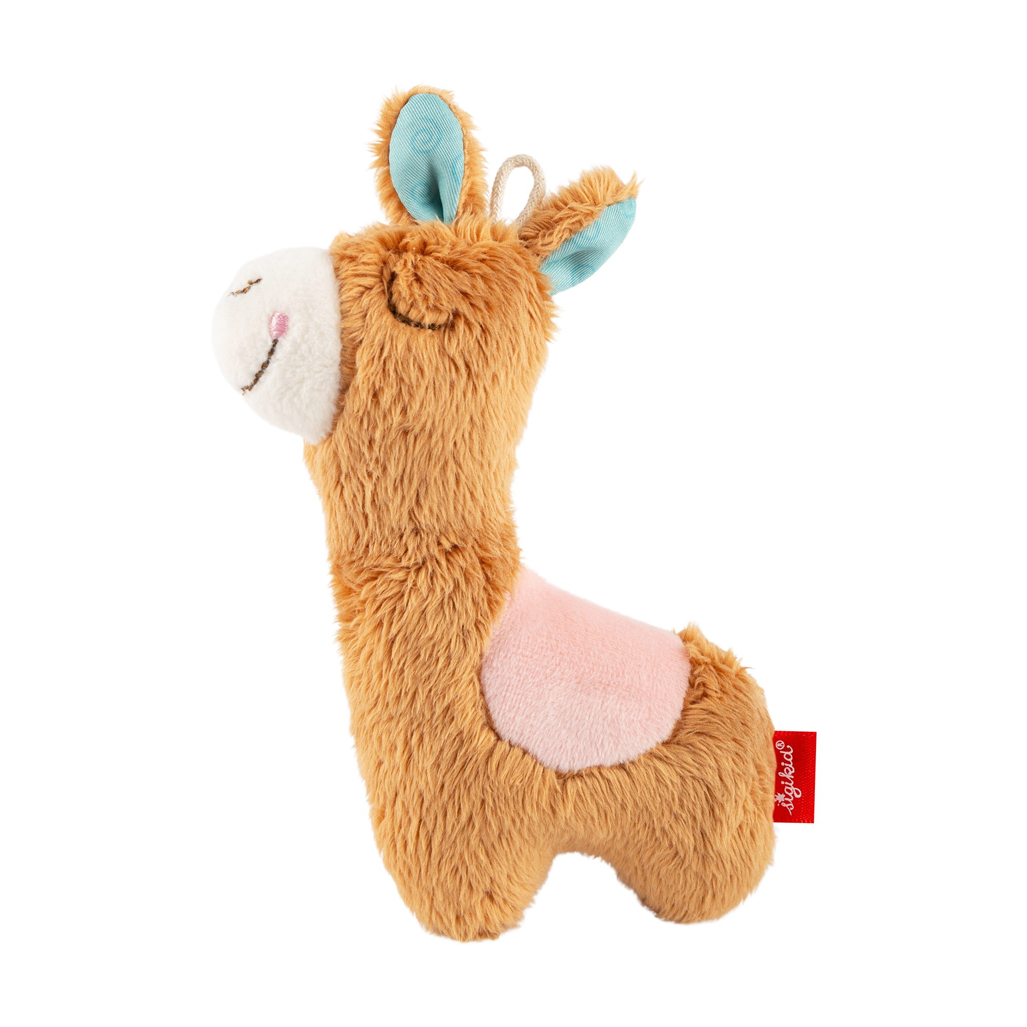 Baby Greifling Lama, Red Stars Baby Greifling Lama, Red Stars