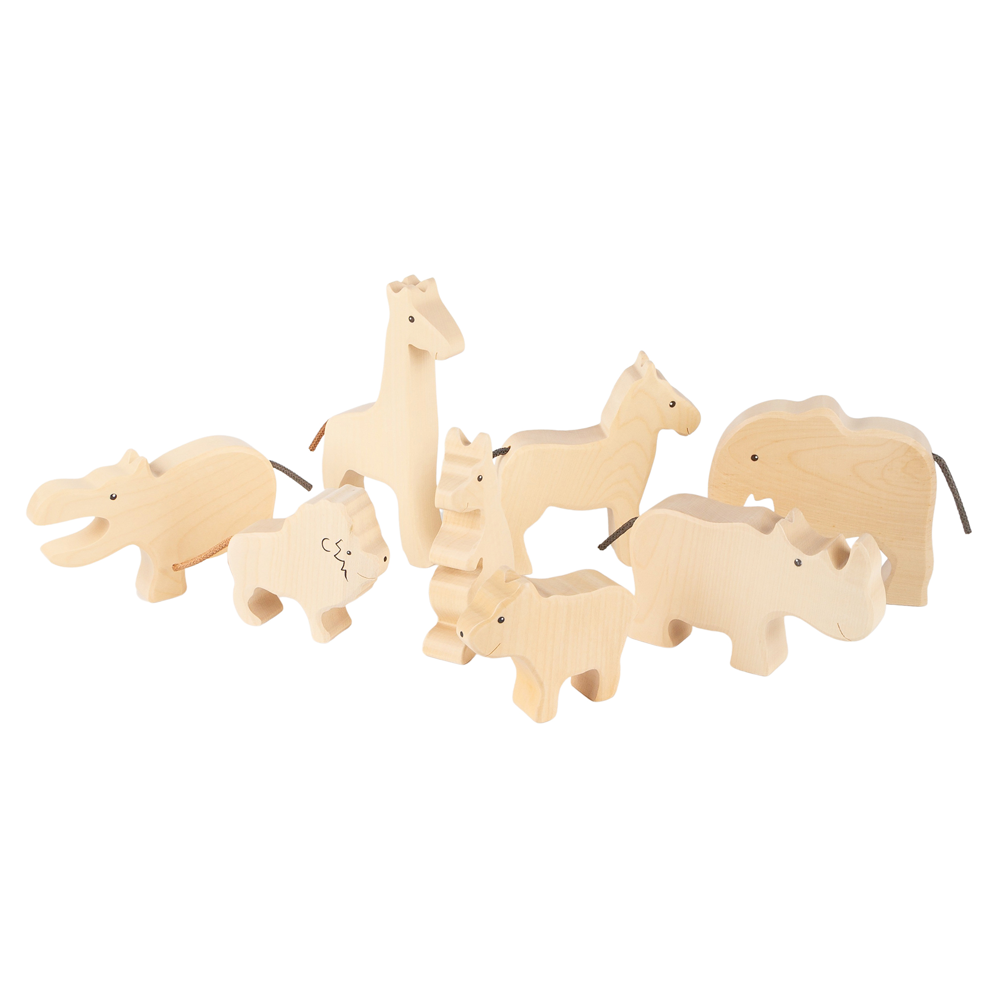Holztiere-Set Safari Holztiere-Set Safari