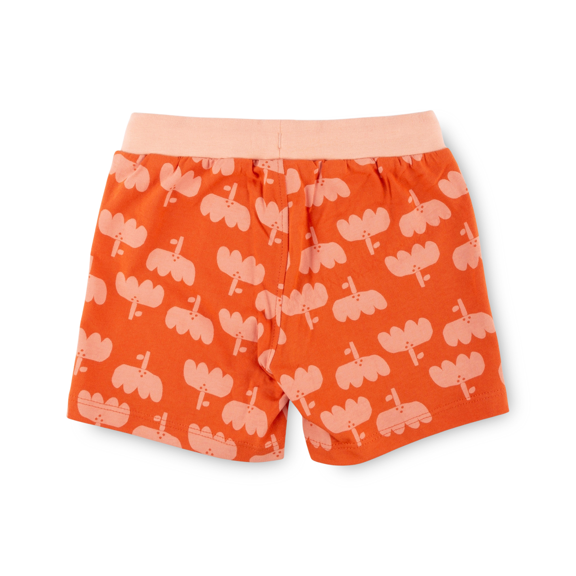 Kurzer Kinder Pyjama Hase, apricot/hellrot Kurzer Kinder Pyjama Hase, apricot/hellrot
