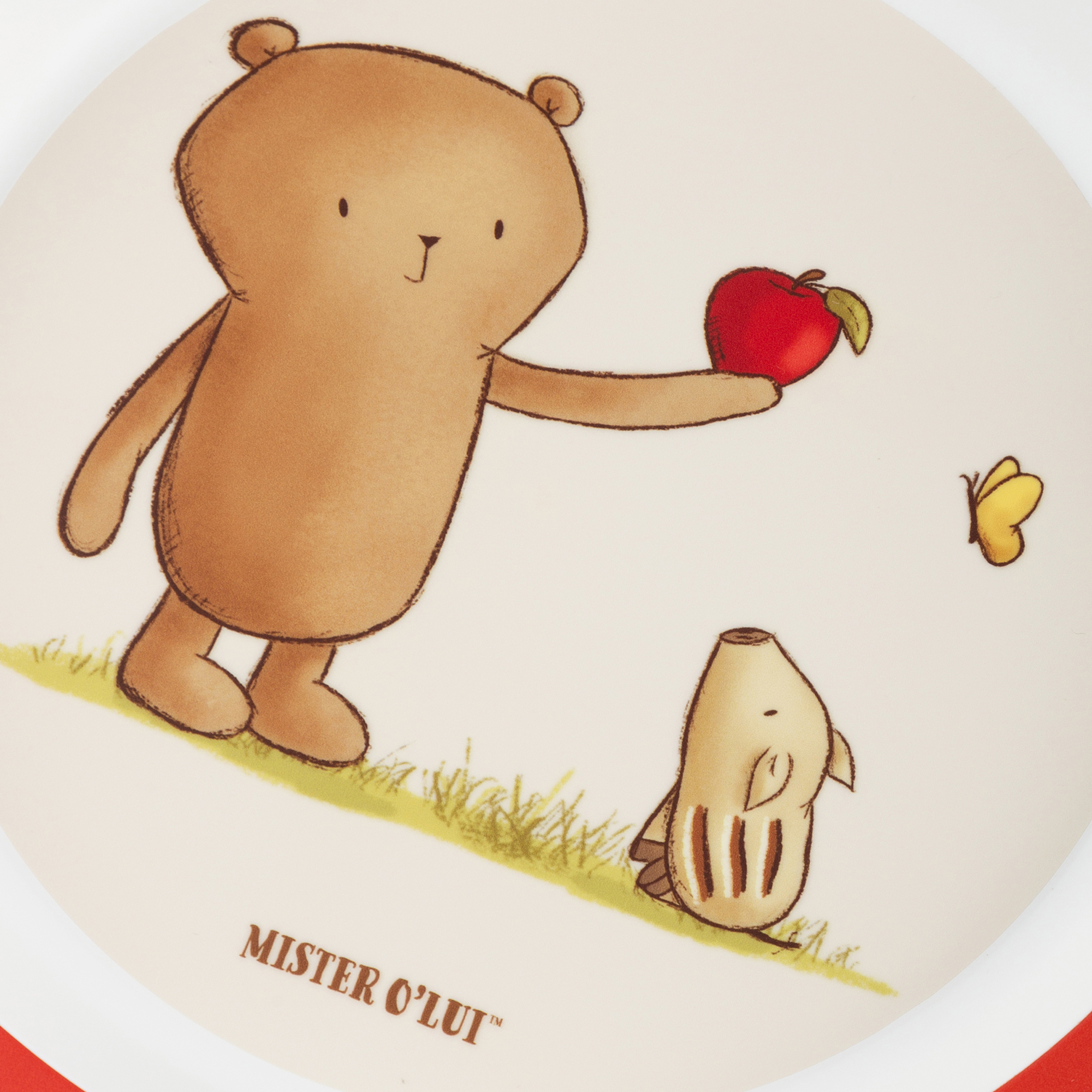 Kinder Teller Mister O'Lui Biberbär, rPET Kinder Teller Mister O'Lui Biberbär, rPET