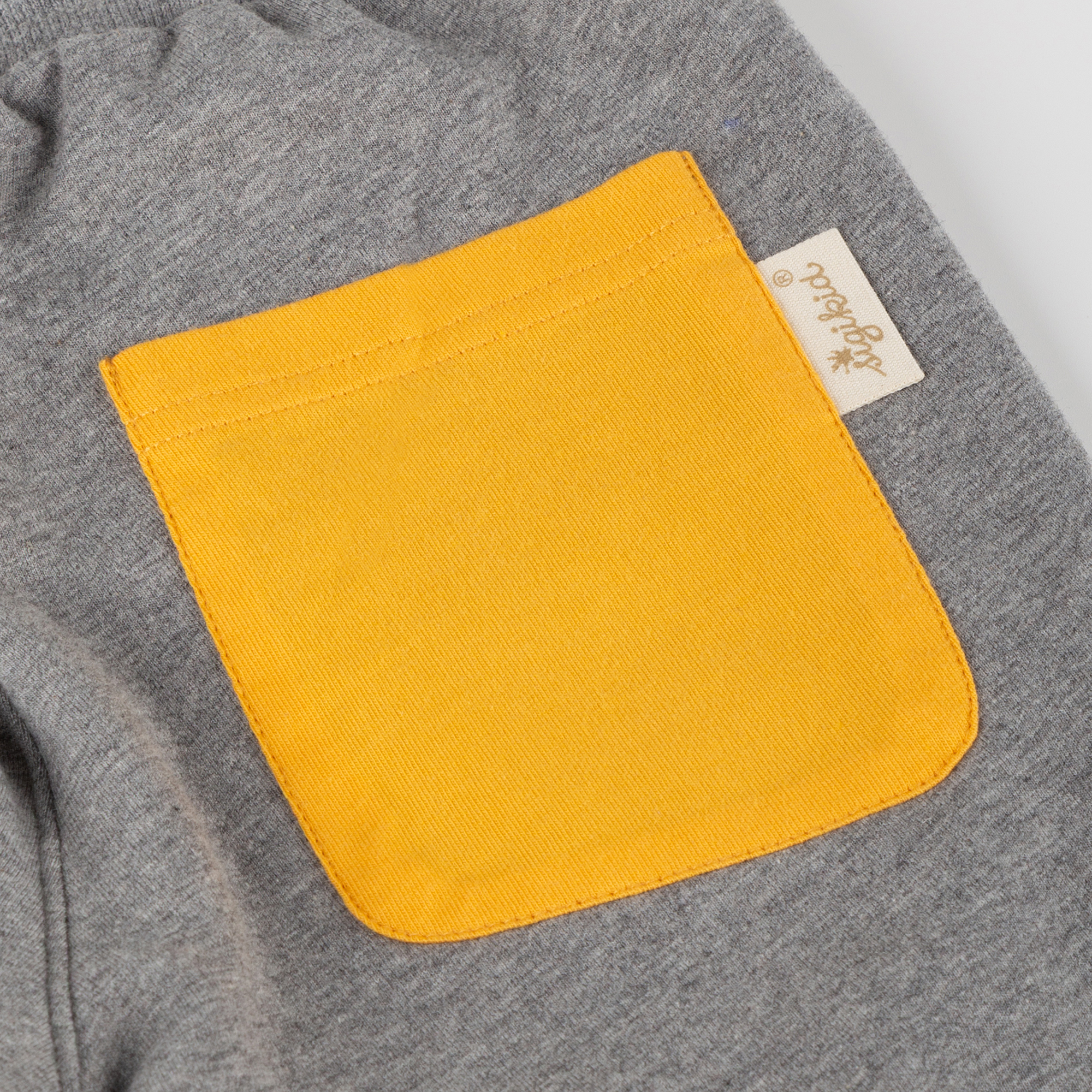 Kinder Sweathose mit Beinbündchen, grau