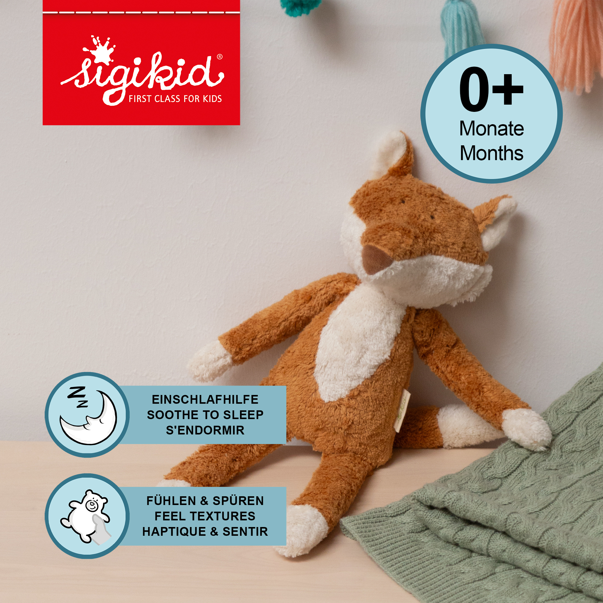 Bio Kuscheltier Fuchs Natur pur Bio Kuscheltier Fuchs Natur pur