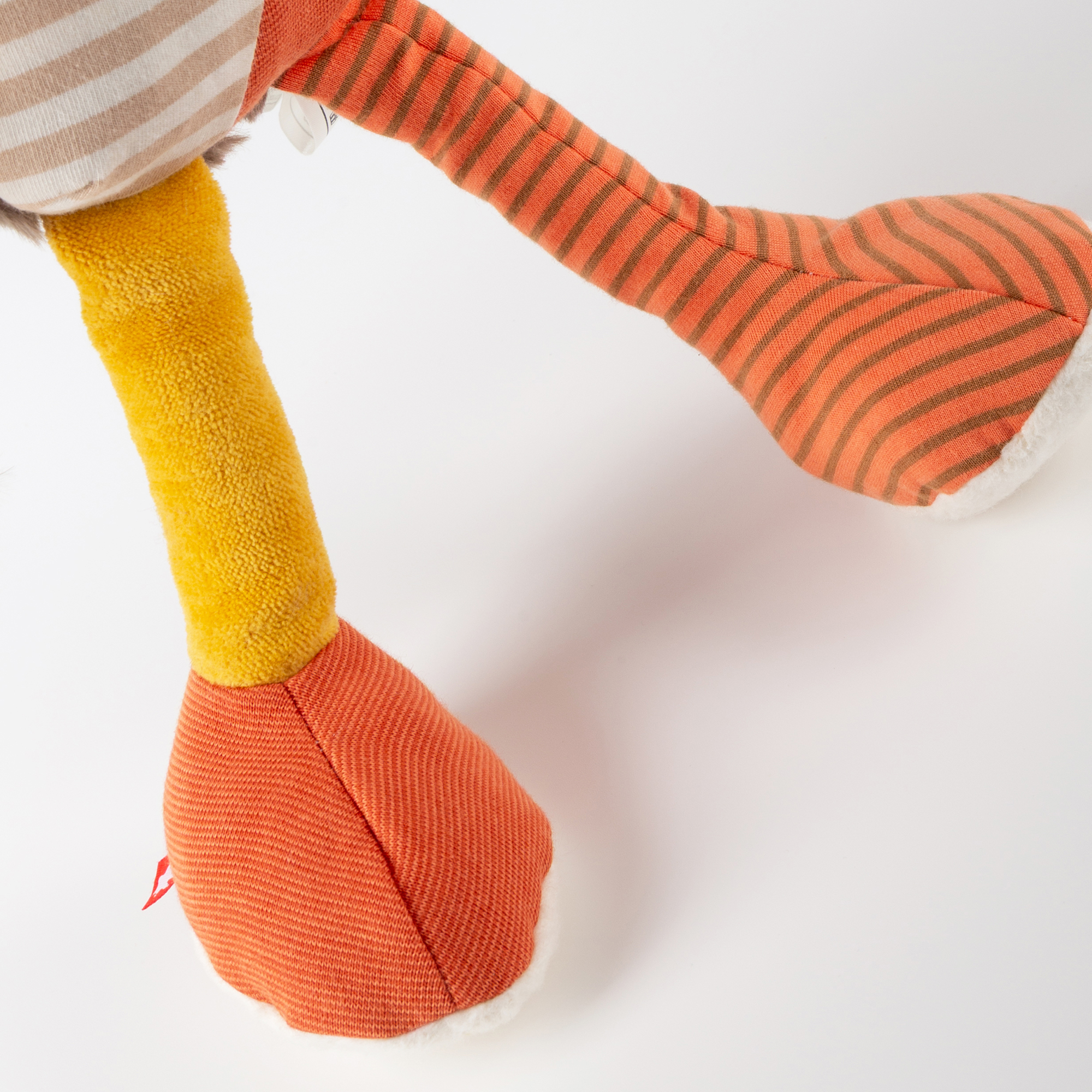 Multicoloured plush toy mouse, Patchwork Sweety