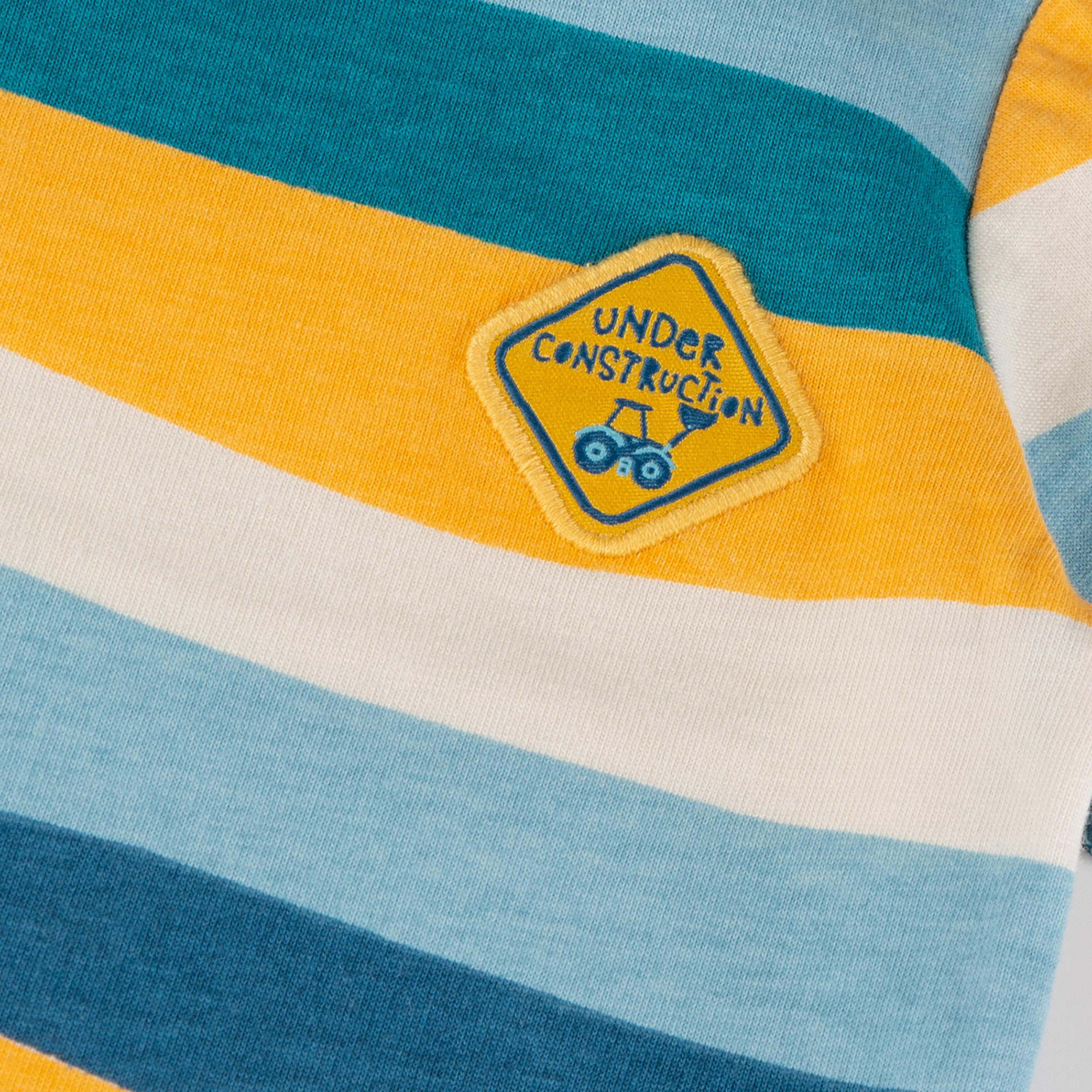 Baby Streifen T-Shirt Fahrzeuge