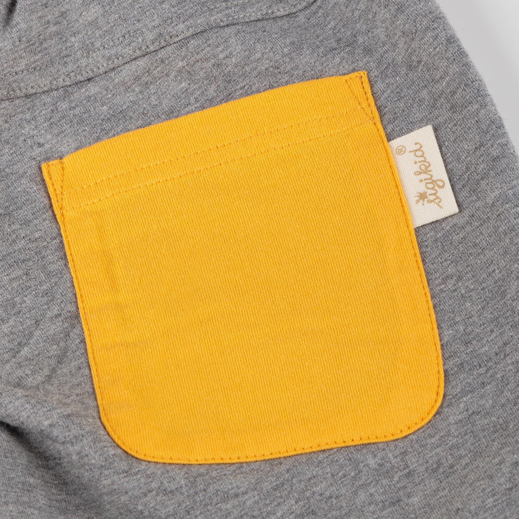 Kinder Bermuda mit Cargotasche, grau