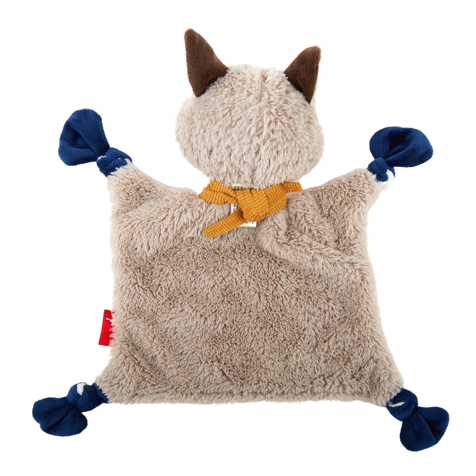 Schnuffeltuch Waschbär blau