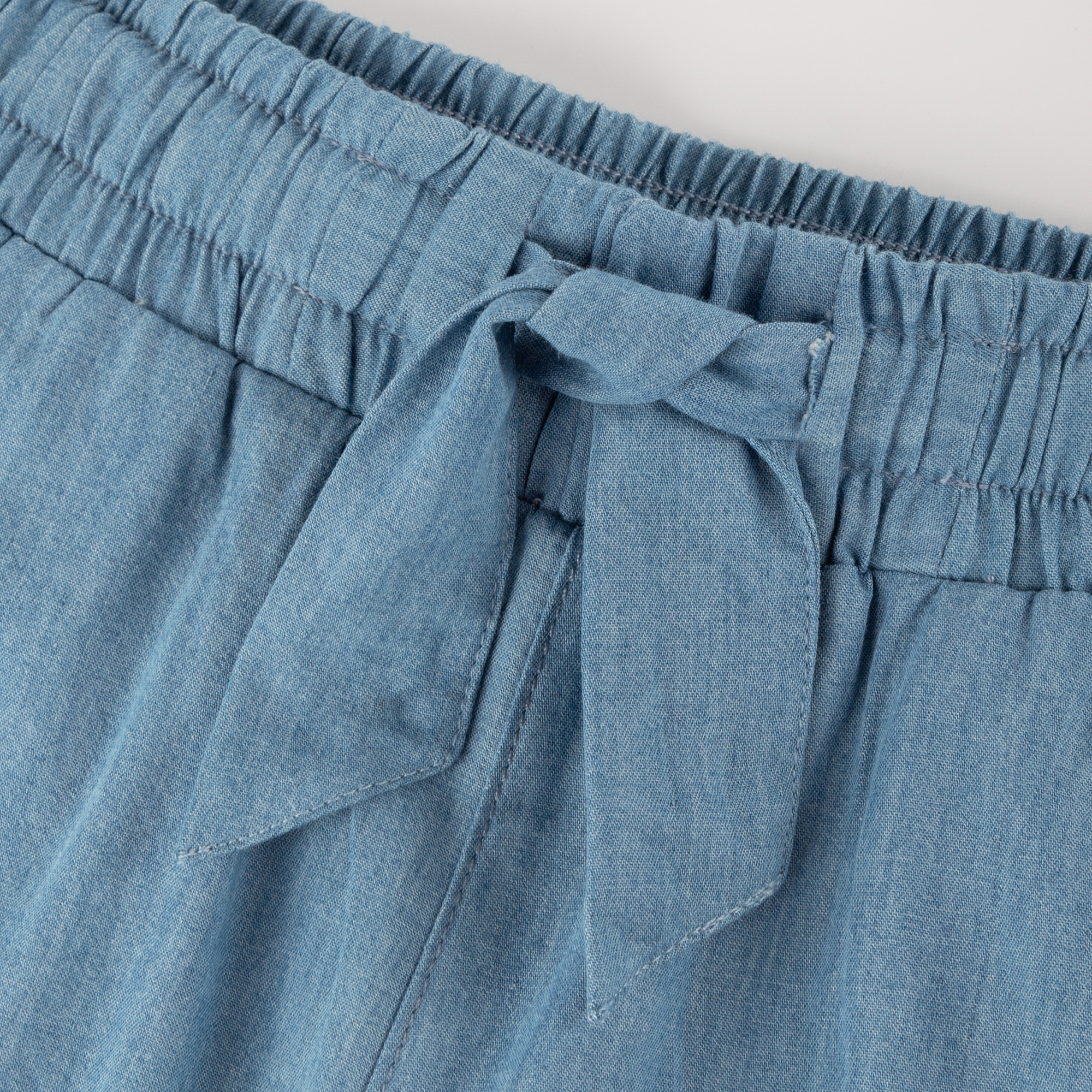 Kinder Chambray-Culotte Blümchen, hellblau, Funny Dog Kinder Chambray-Culotte Blümchen, hellblau, Funny Dog