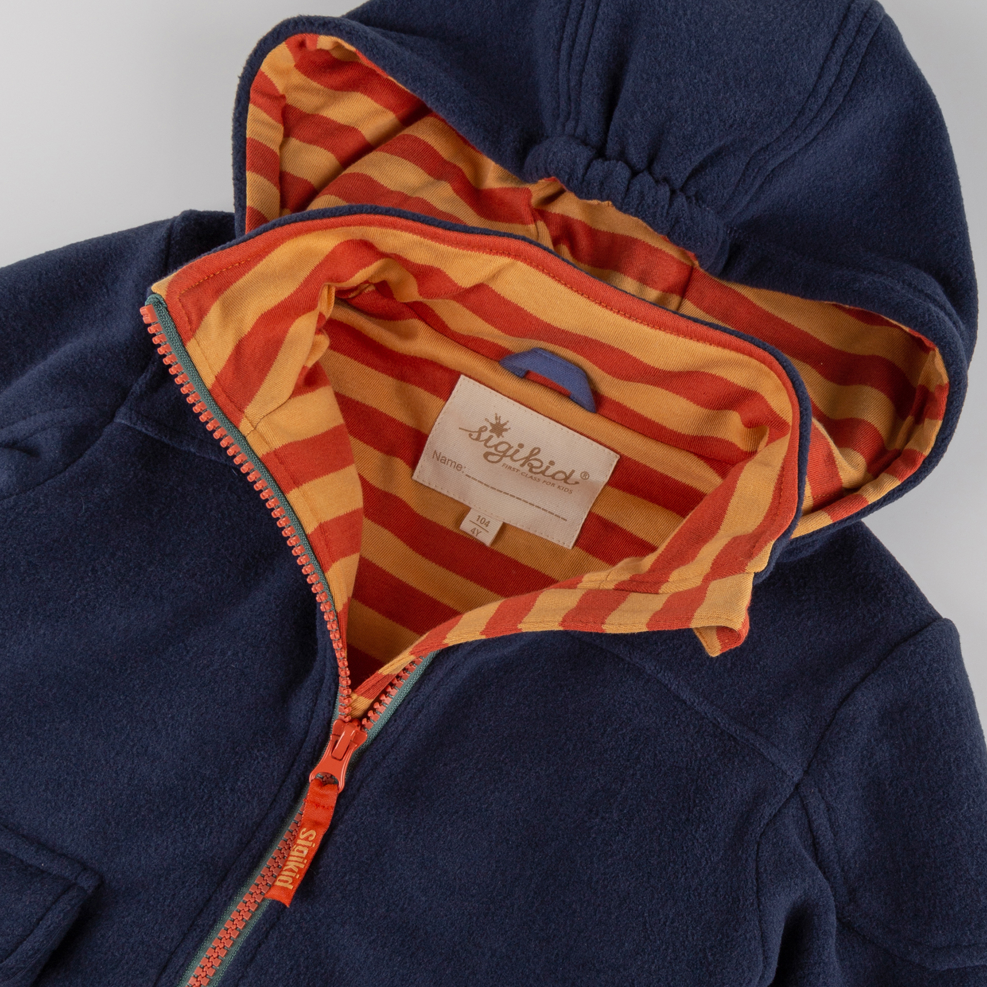 Kinder Fleecejacke mit Kapuze Wild Fox, dunkelblau