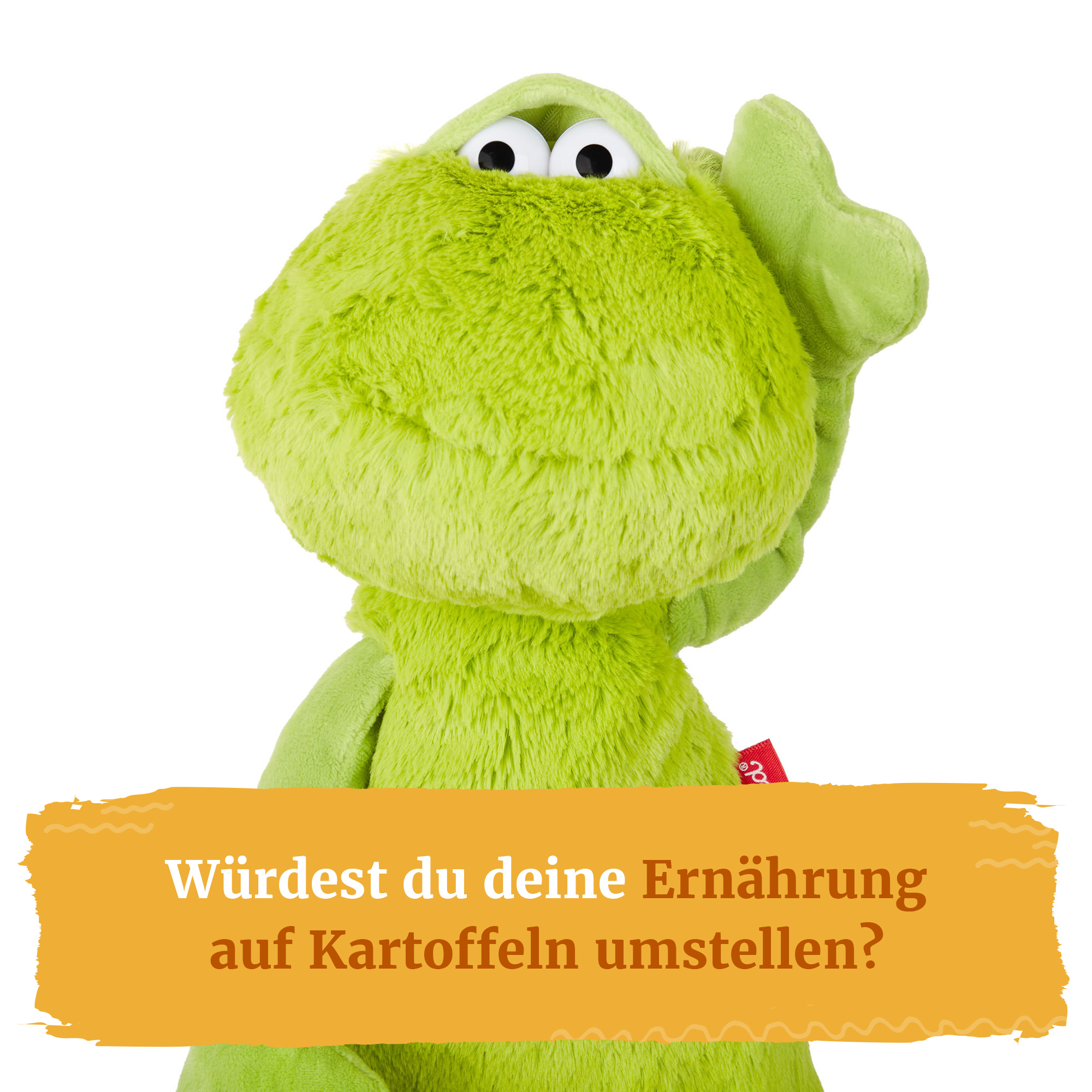 "Express your mood" plush frog