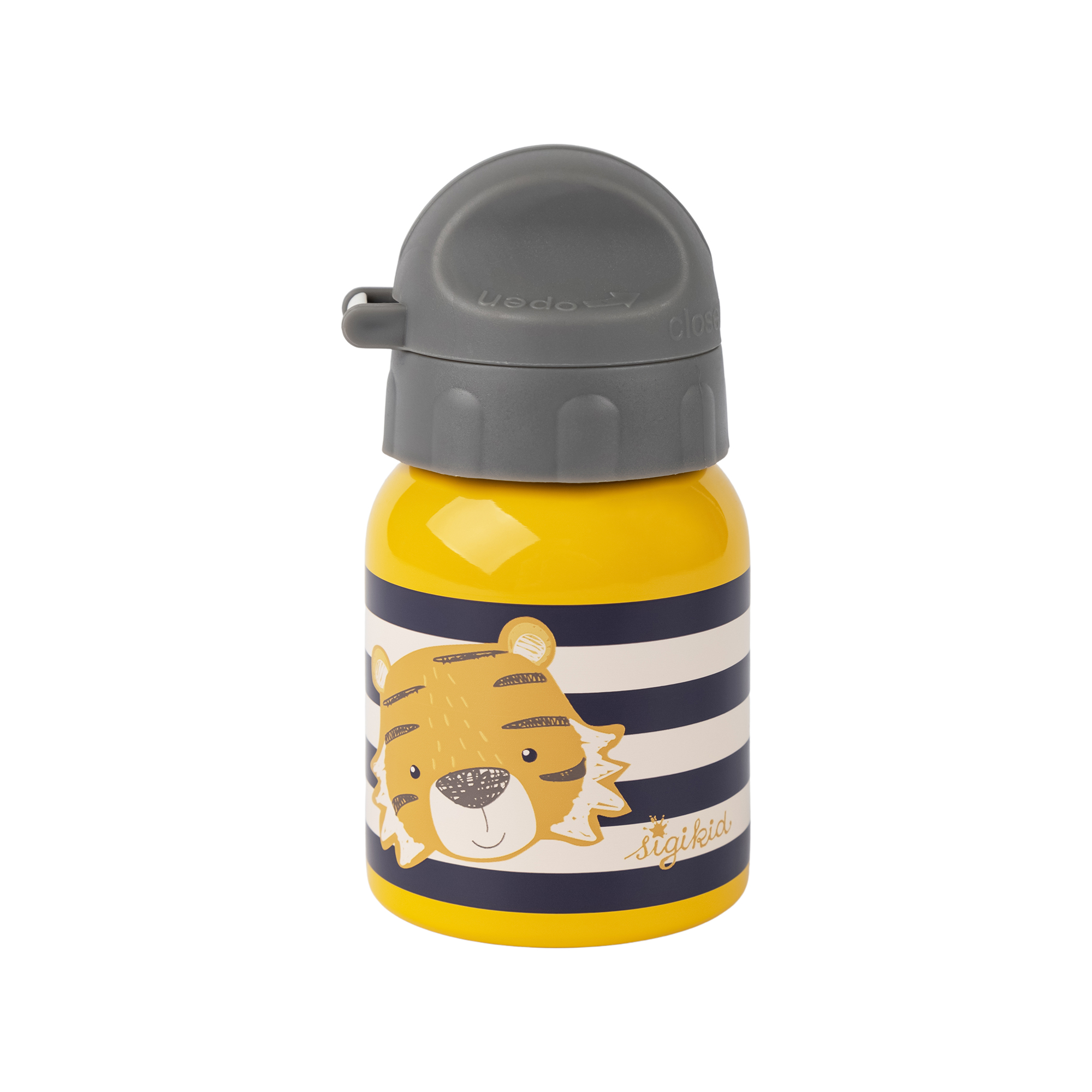 Edelstahl Kinder Trinkflasche Tiger, 250ml Edelstahl Kinder Trinkflasche Tiger, 250ml