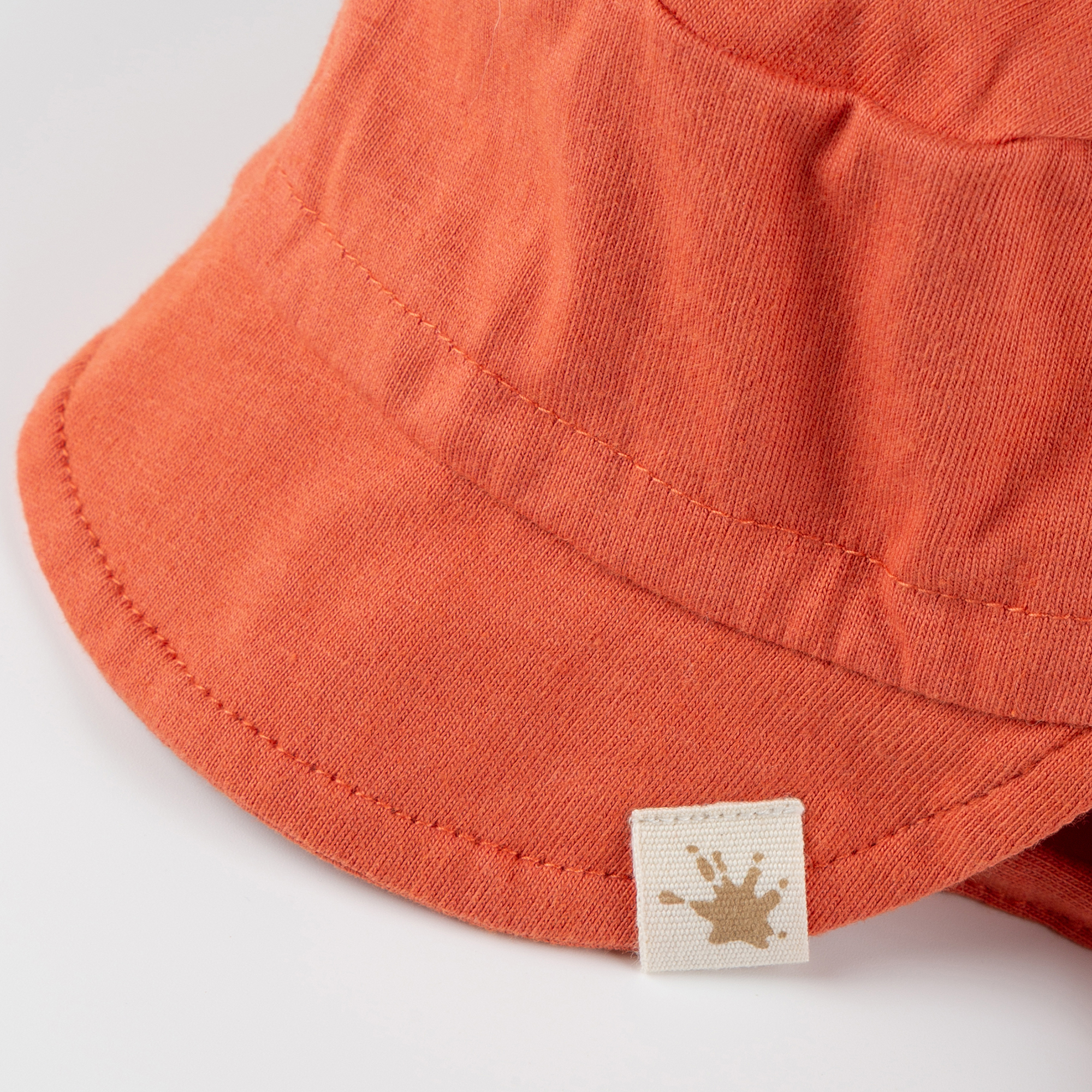 Baby Sonnenhut mit Nackenschutz, orange