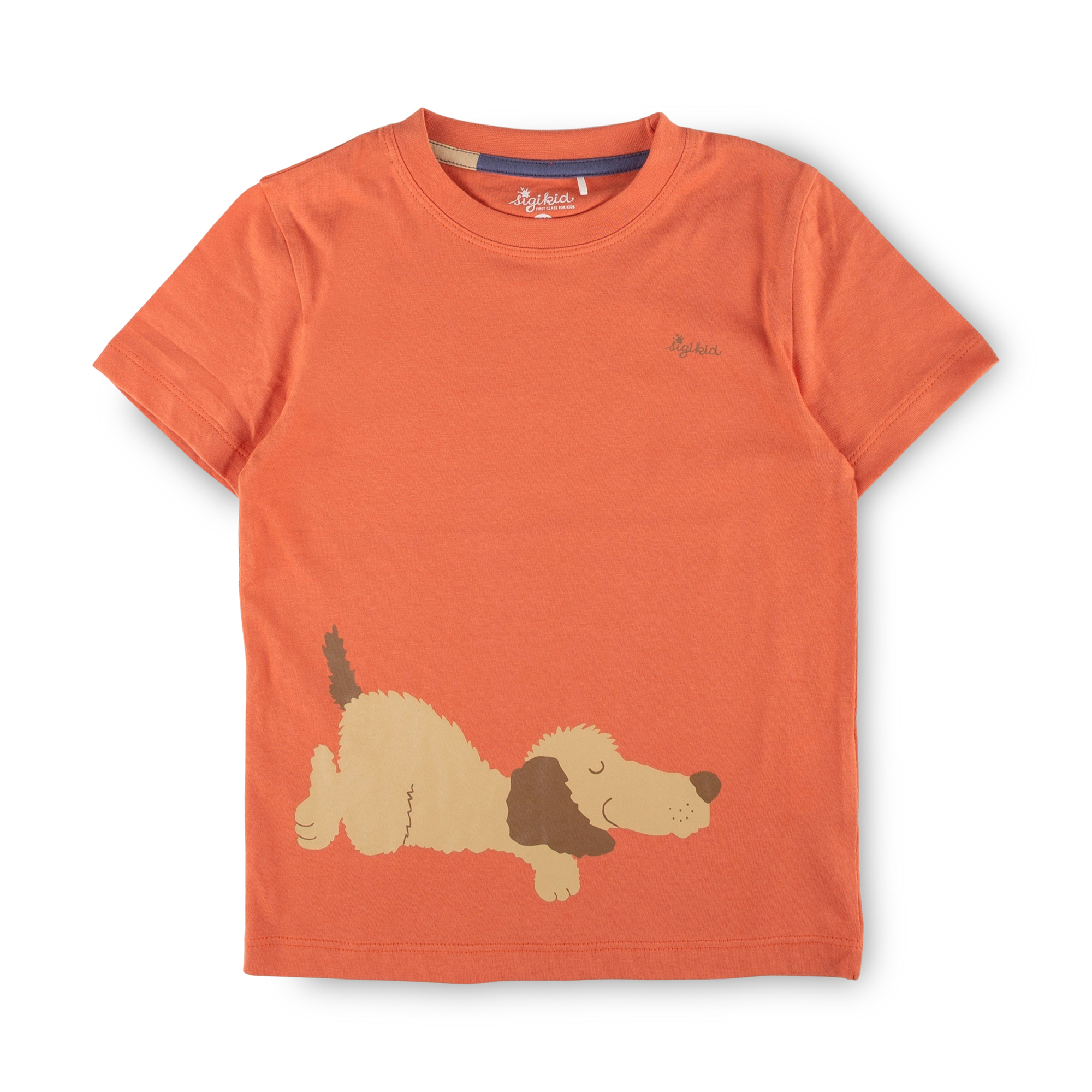 Kurzer Kinder Pyjama Hund, rot/blau Kurzer Kinder Pyjama Hund, rot/blau