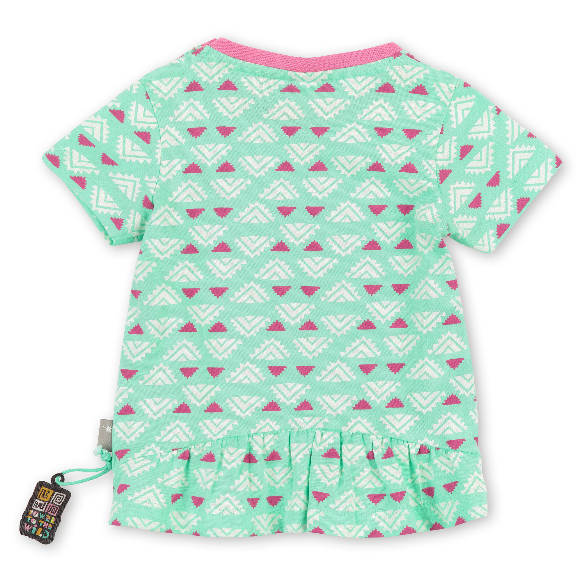 Baby kurzarm Longshirt mit Volant Baby kurzarm Longshirt mit Volant