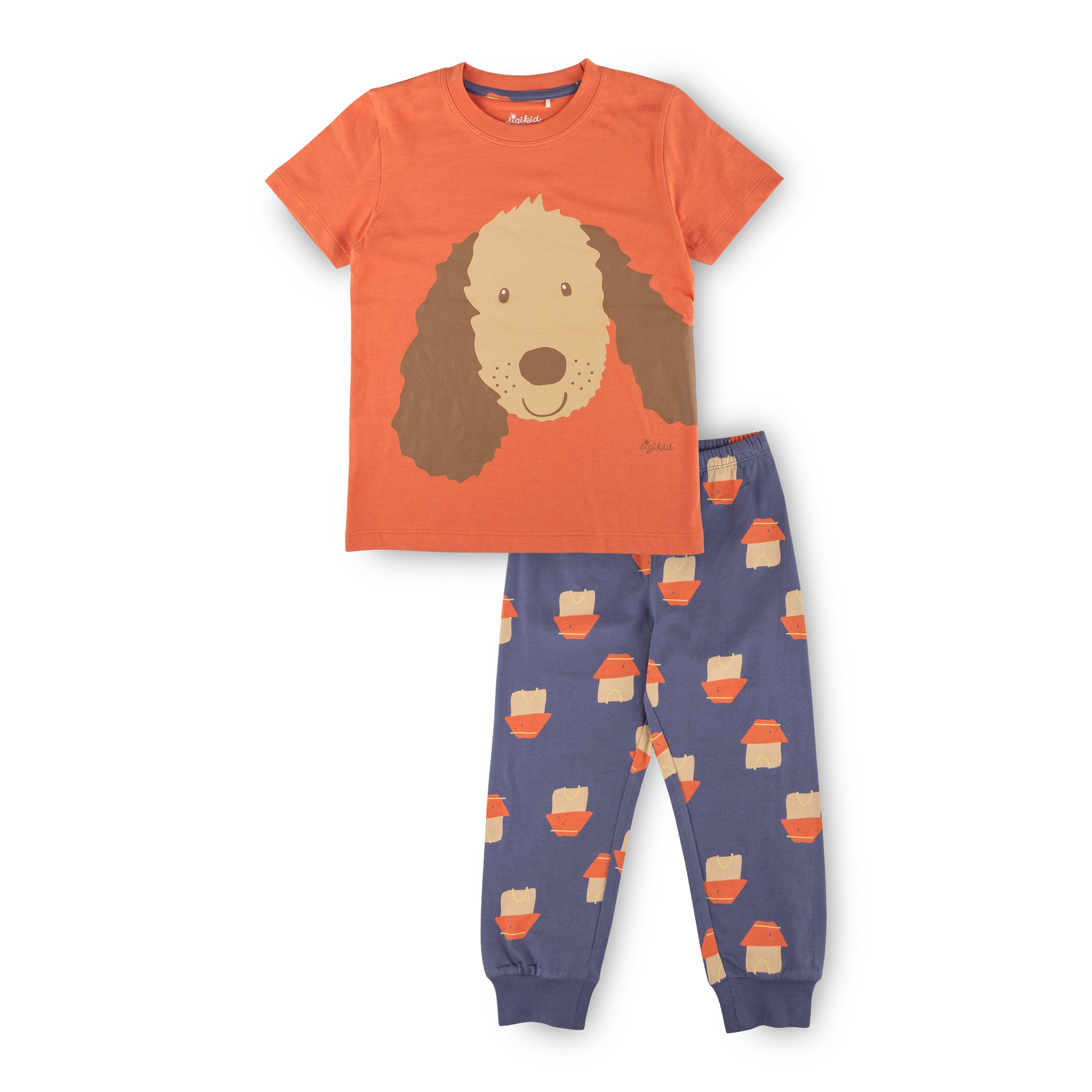 Kinder Pyjama Hund, rot/blau Kinder Pyjama Hund, rot/blau