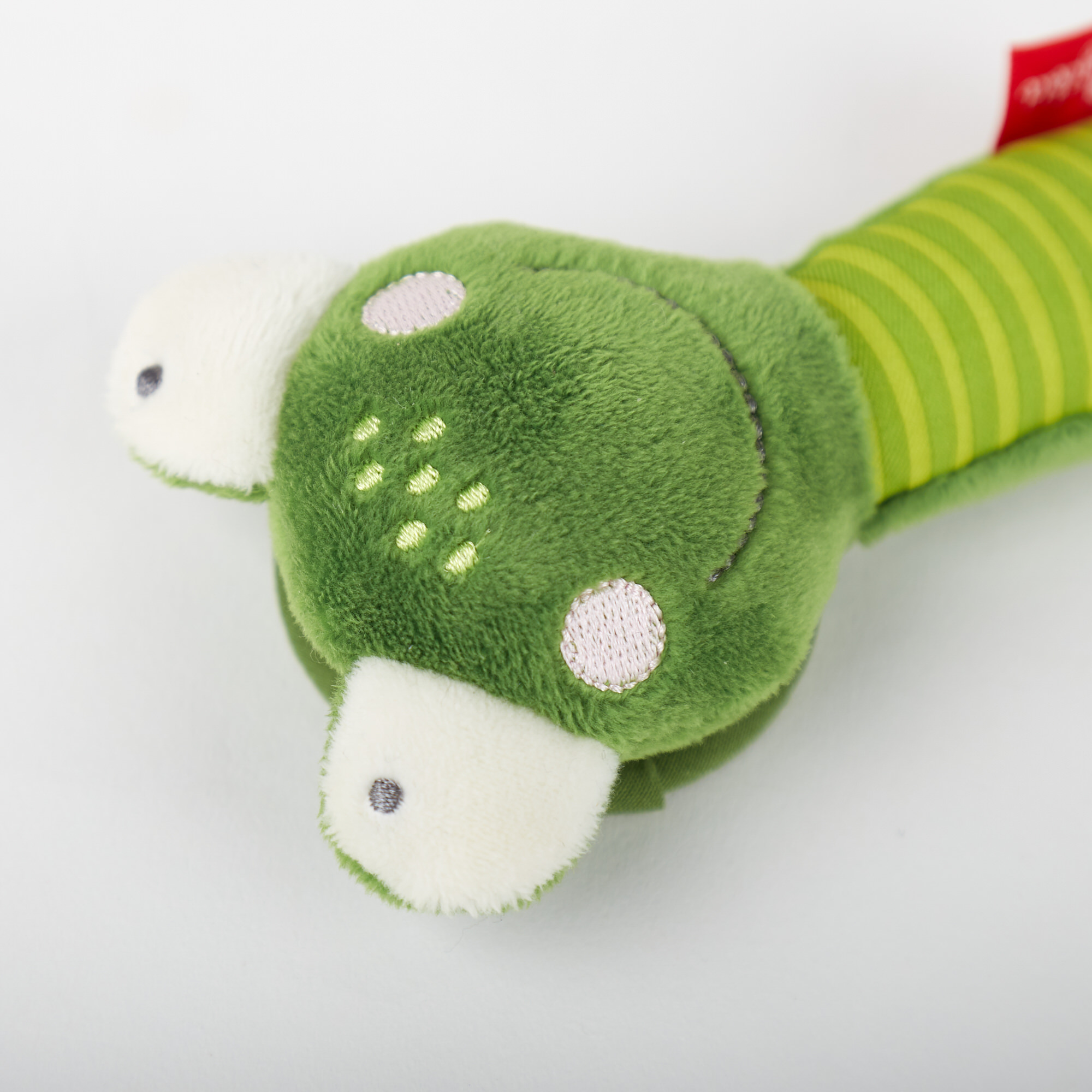 Rattle grasp toy frog with mirror