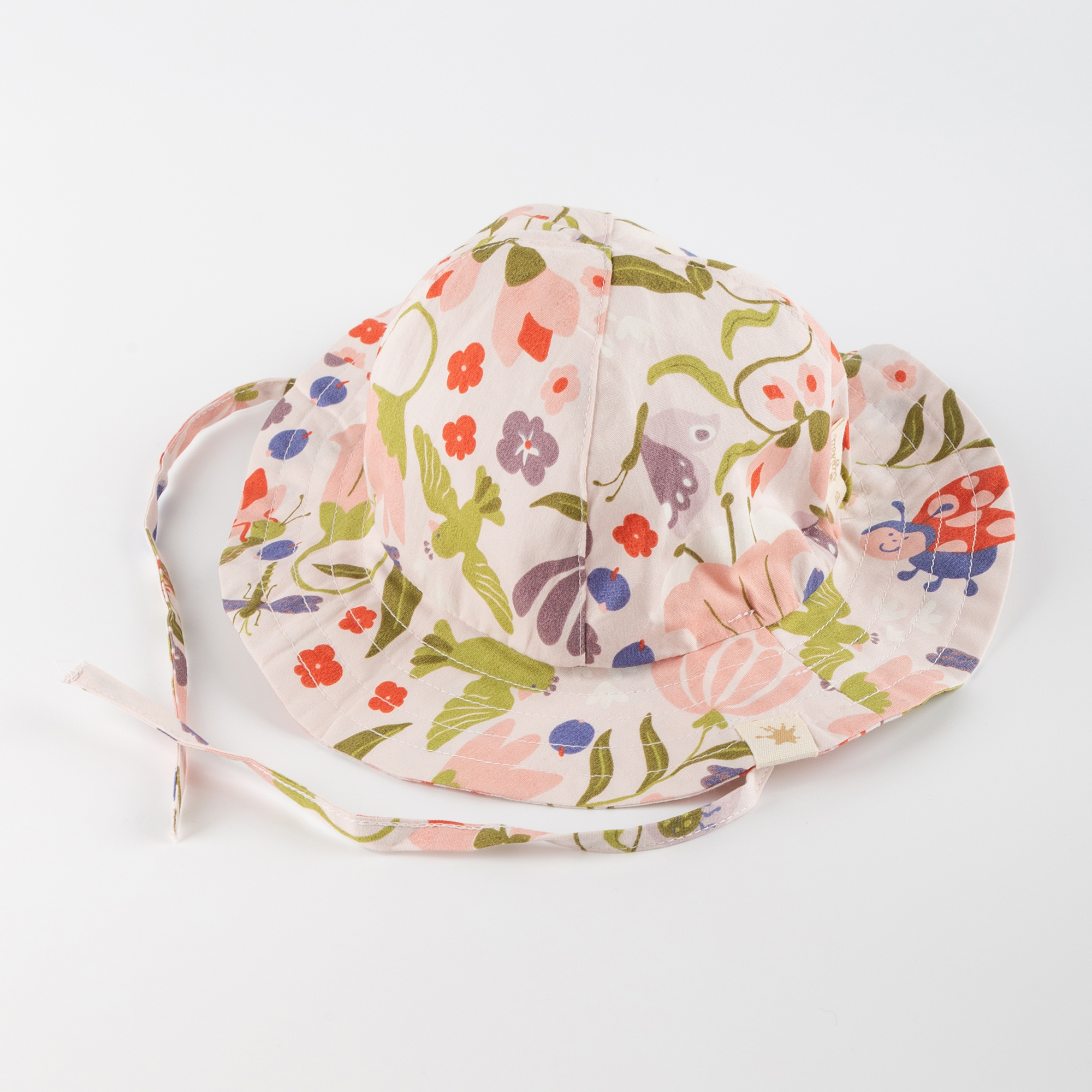 Baby Sonnenhut Marienkäfer mit Blumenprint Baby Sonnenhut Marienkäfer mit Blumenprint