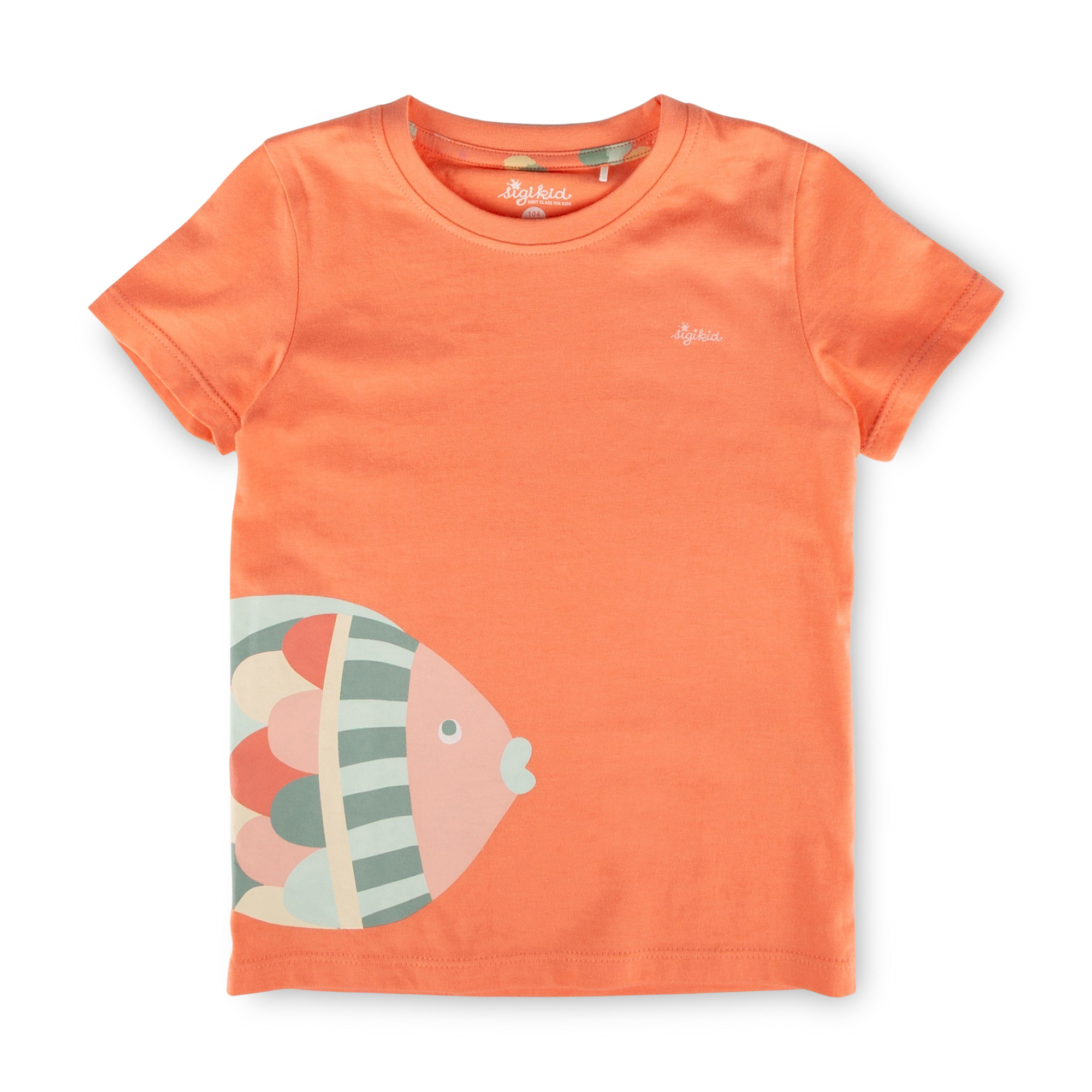 Kurzer Kinder Pyjama Fisch, rosa