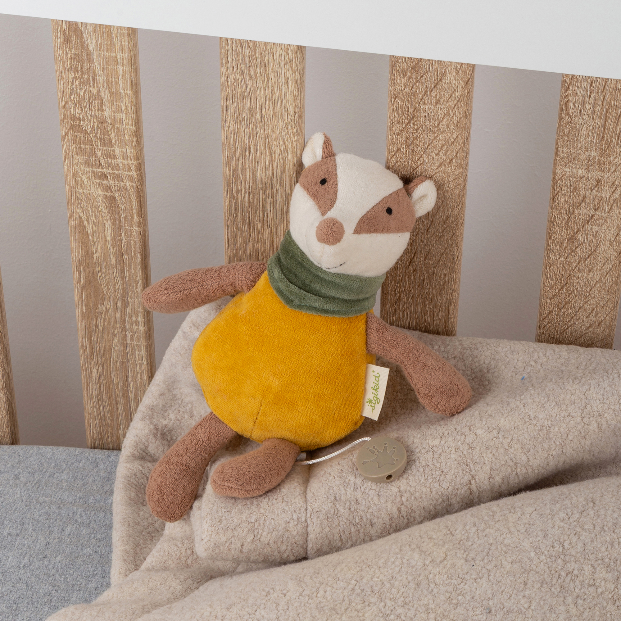 Bio Baby Spieluhr Dachs, Green