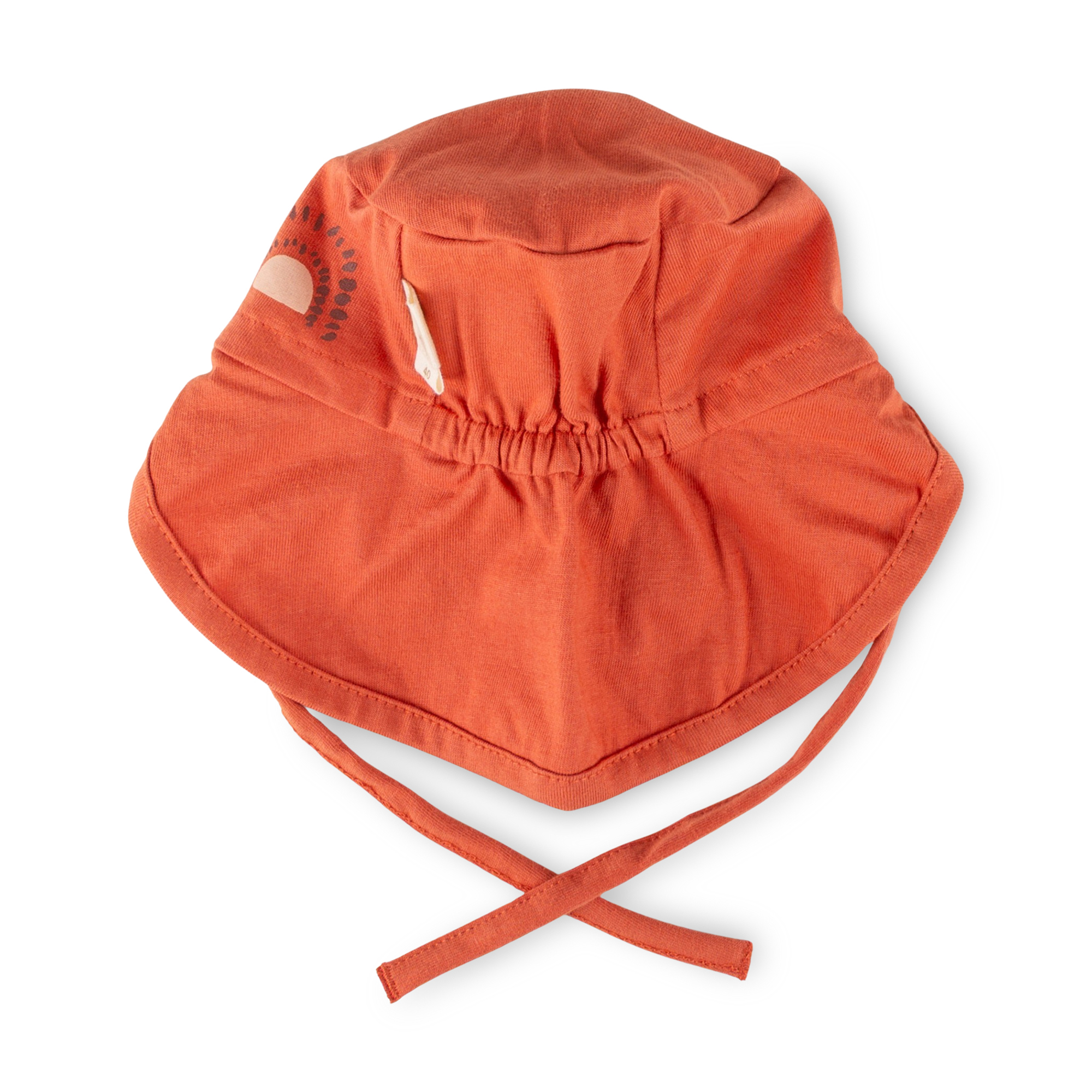 Baby Sonnenhut mit Nackenschutz, orange
